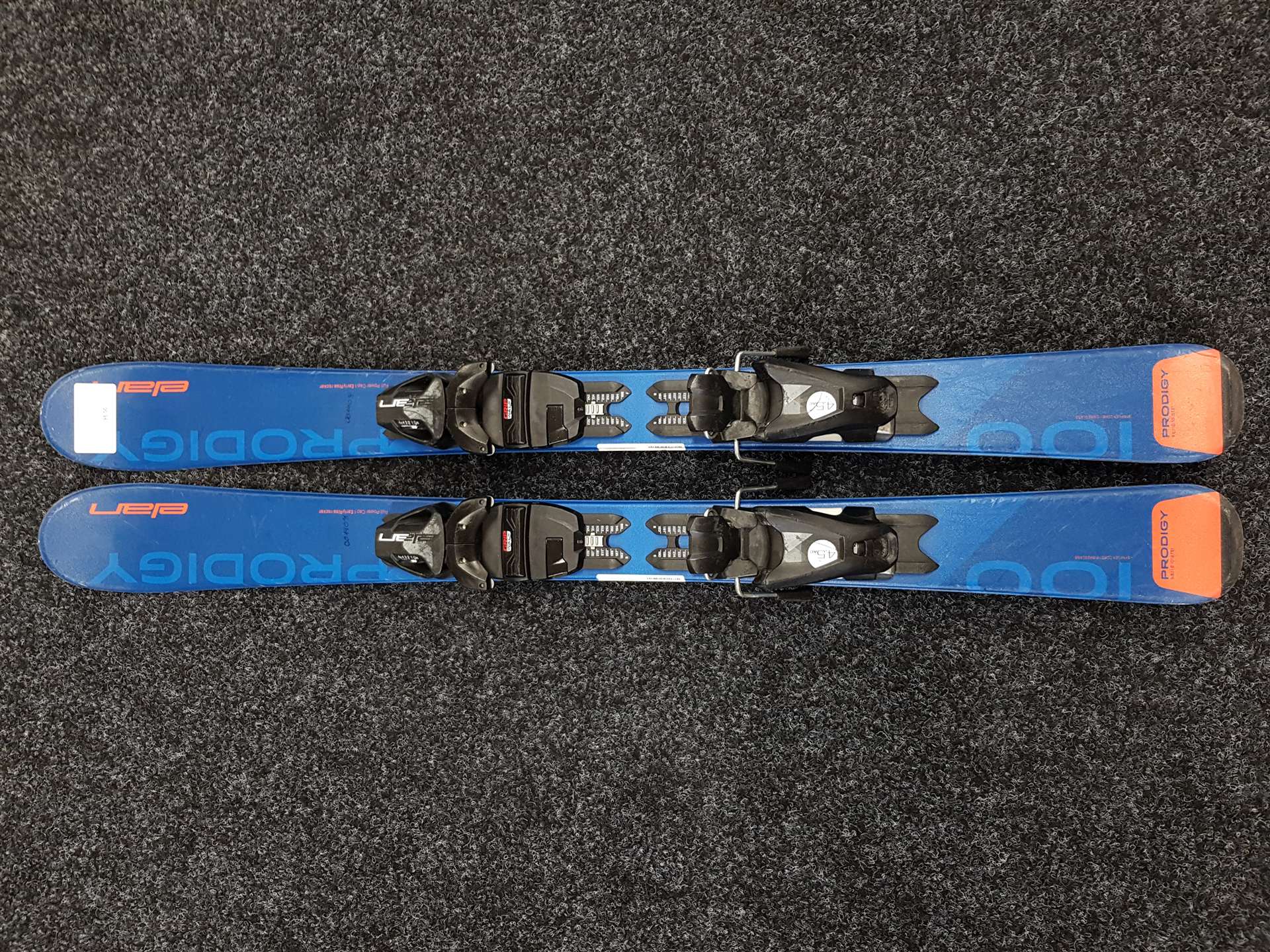 Použité detské lyže ELAN Prodigy + viazanie Elan 4.5 AC