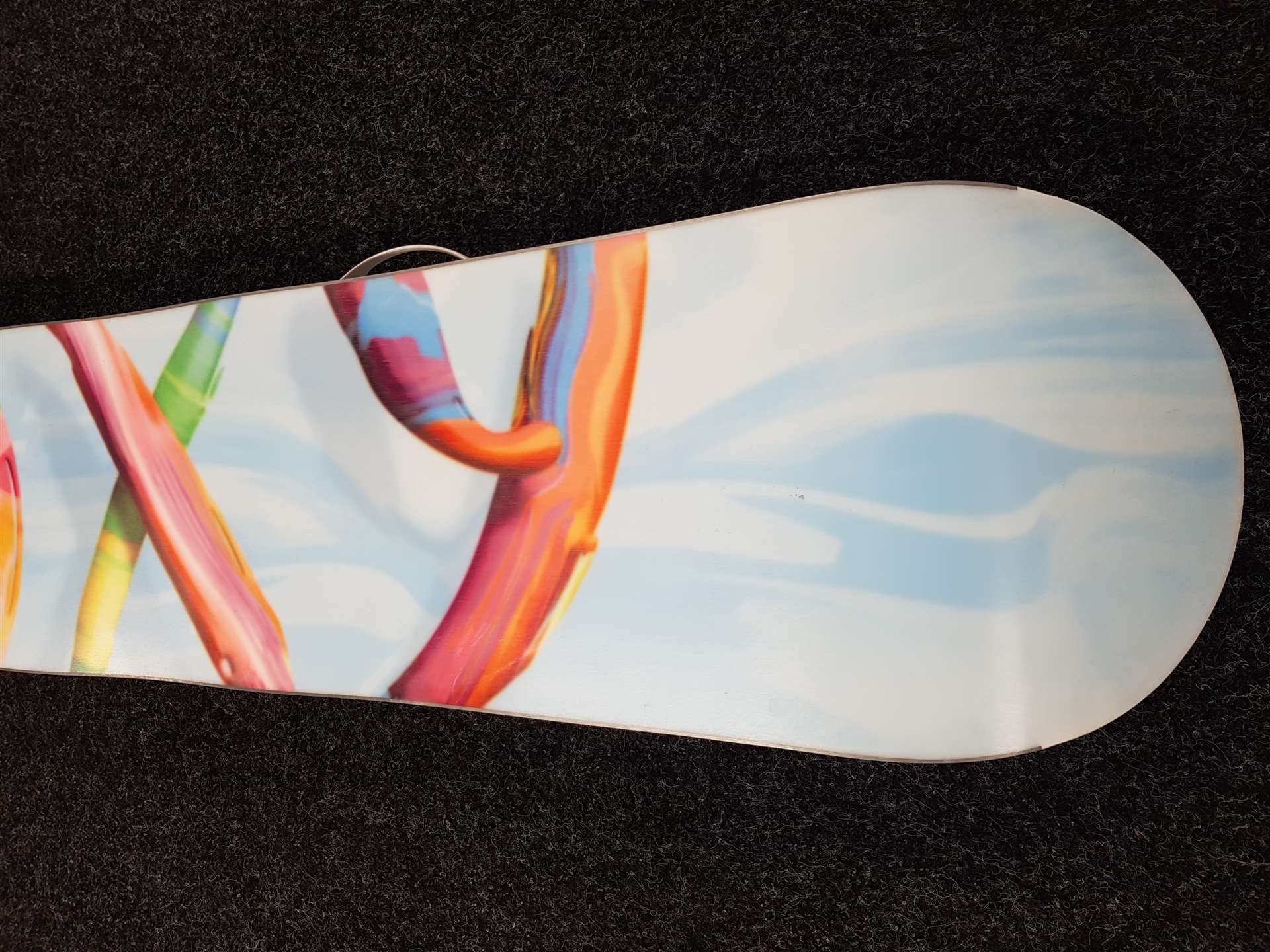 Použitý snowboard ROXY Ally Btx Banana Traction + viazanie B-Real Fastec veľkosť S