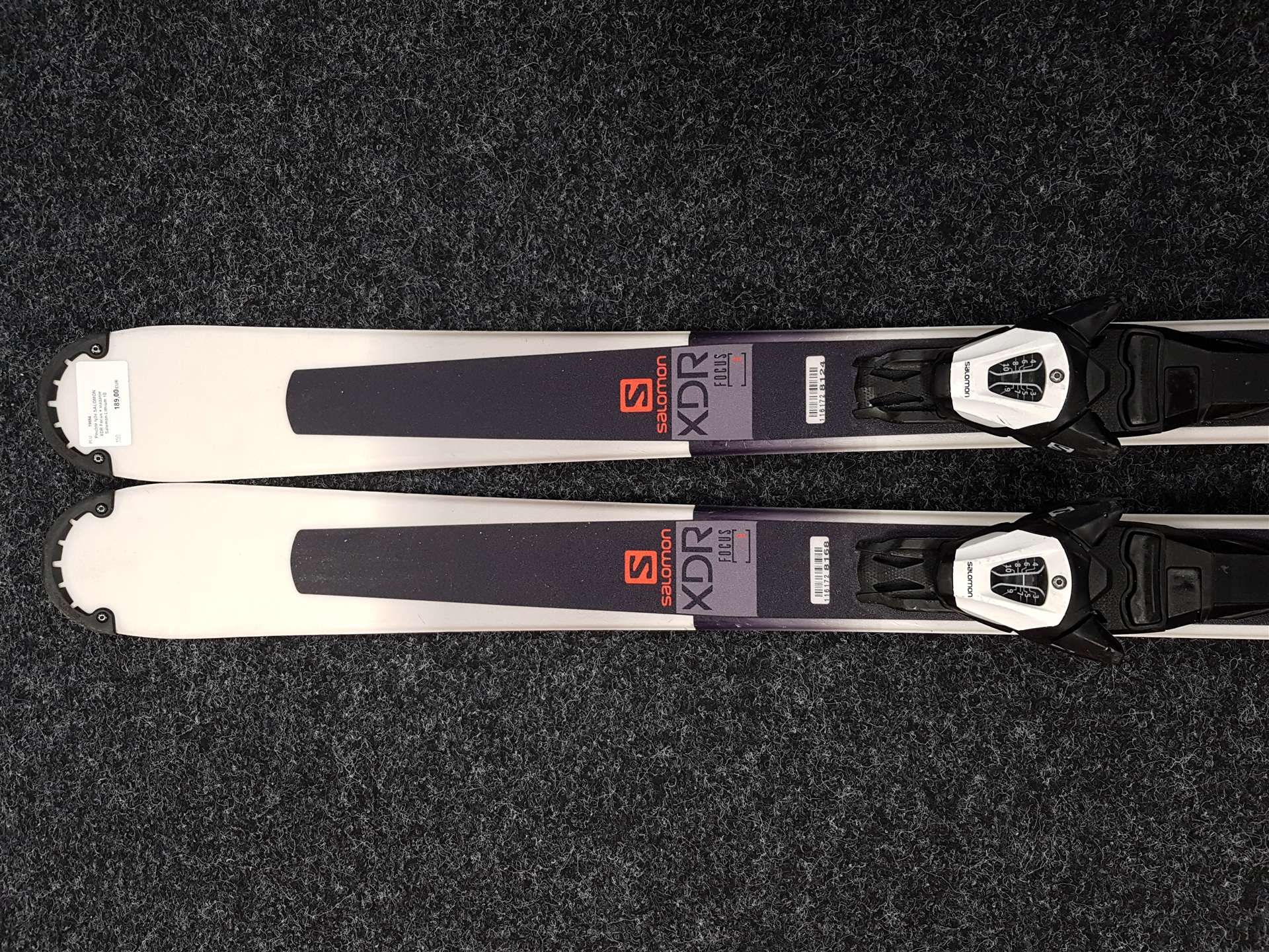 Použité lyže SALOMON XDR Focus + viazanie Salomon Lithium 10