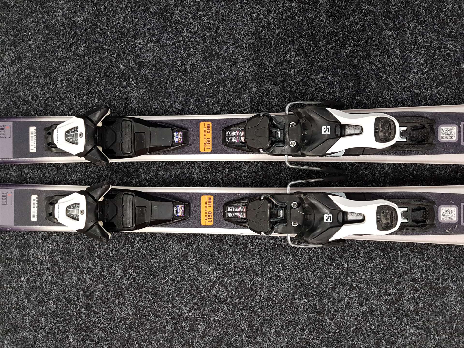 Použité lyže SALOMON XDR Focus + viazanie Salomon Lithium 10