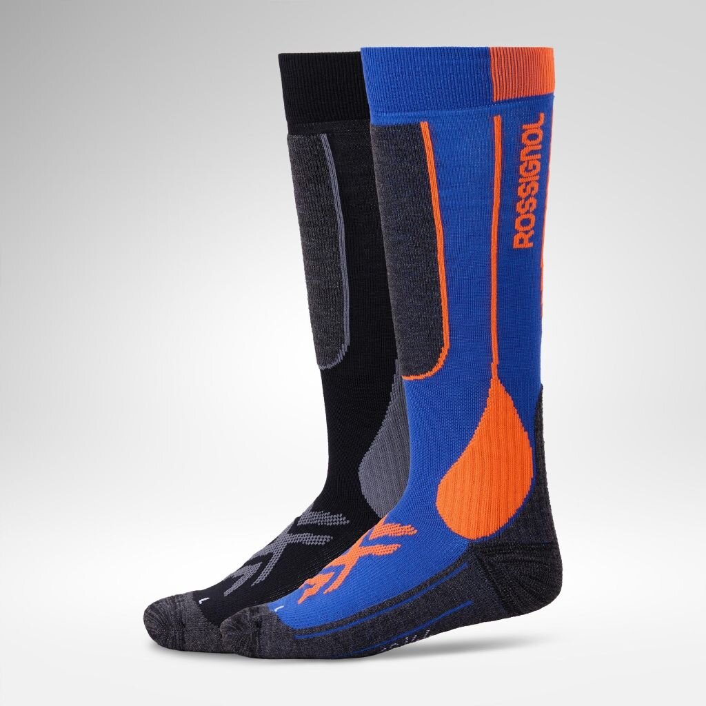 Lyžiarske ponožky Rossignol ESSENTIAL  2 PACK SKI SOCKS-DAZZLE BLUE
