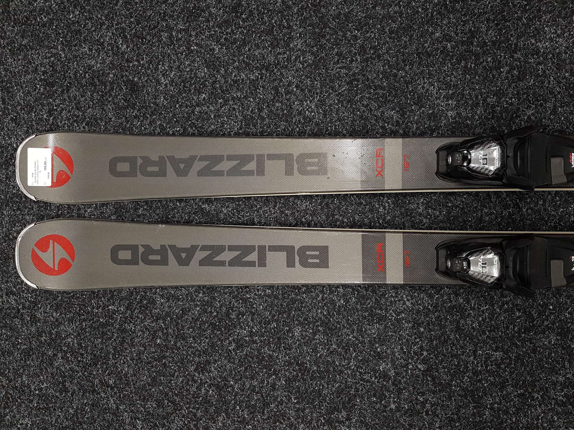 Použité lyže BLIZZARD XCR + viazanie Marker TLT 10