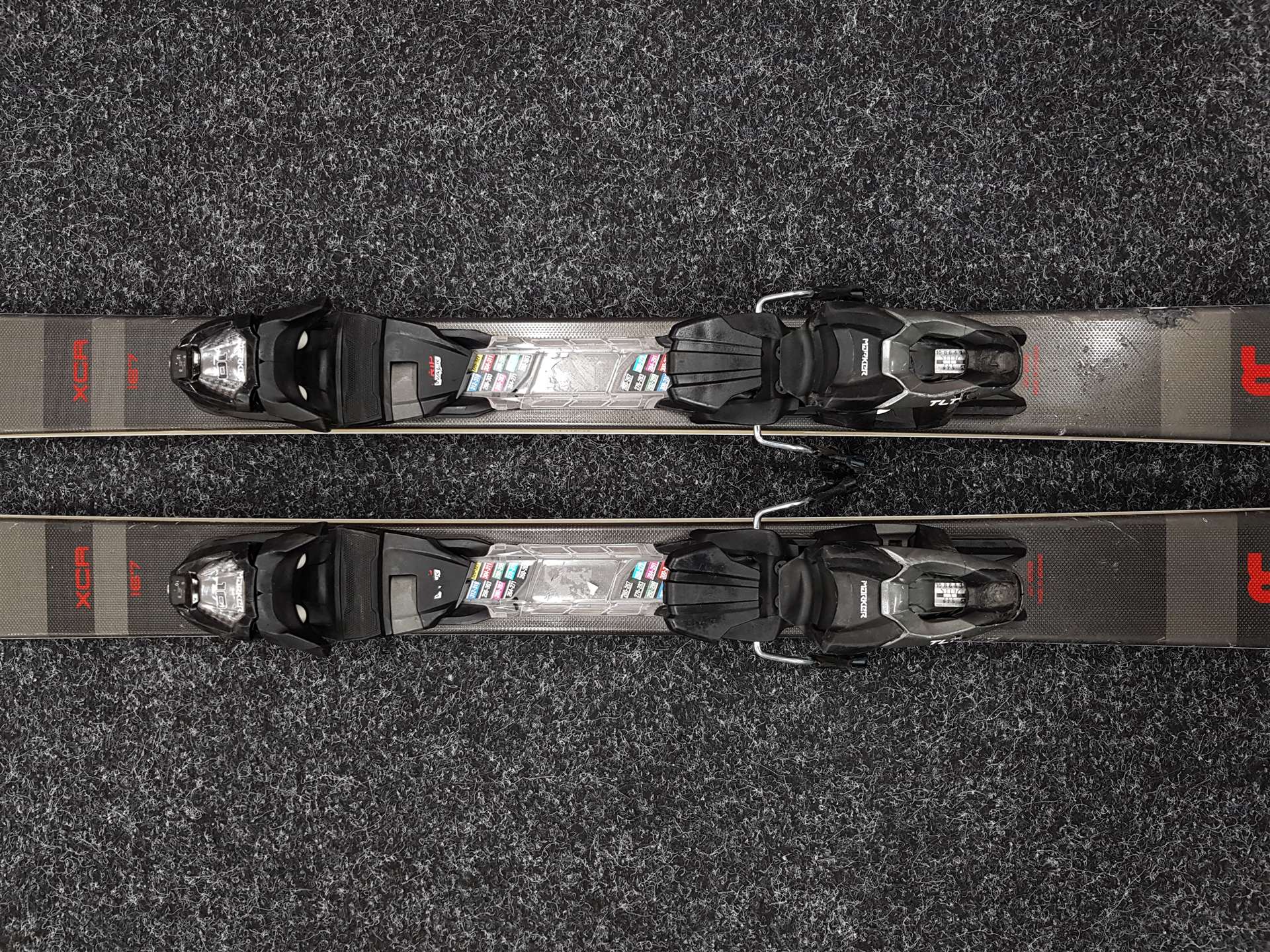 Použité lyže BLIZZARD XCR + viazanie Marker TLT 10
