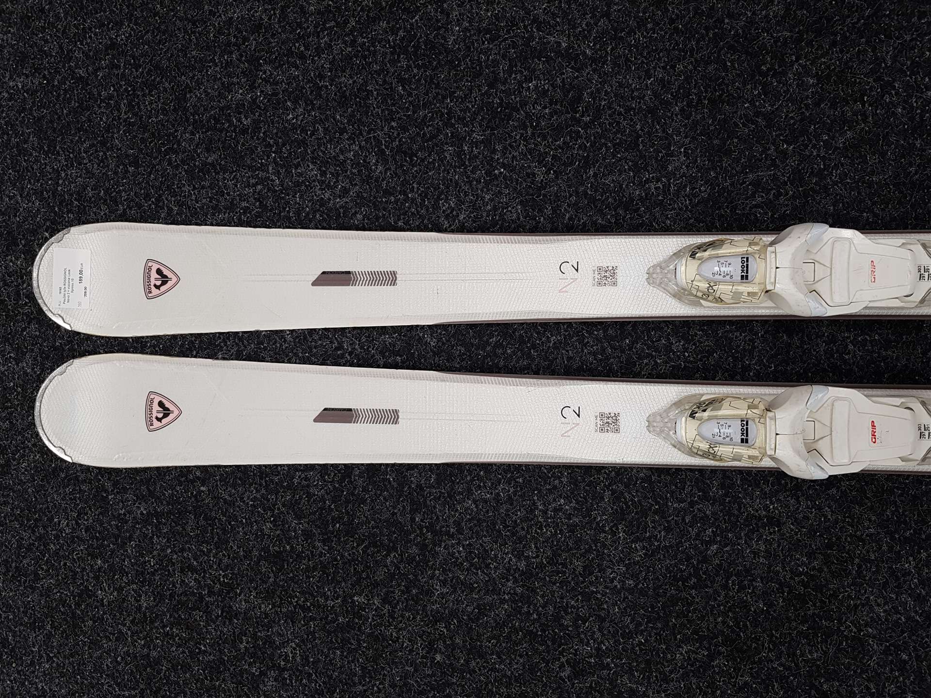 Použité lyže ROSSIGNOL Nova 2 + viazanie Look Xpress 10