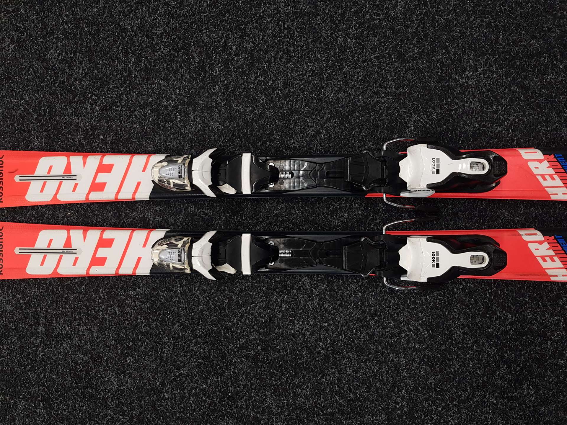 Použité detské lyže ROSSIGNOL Hero Junior Multi Event + viazanie Look Xpress 7