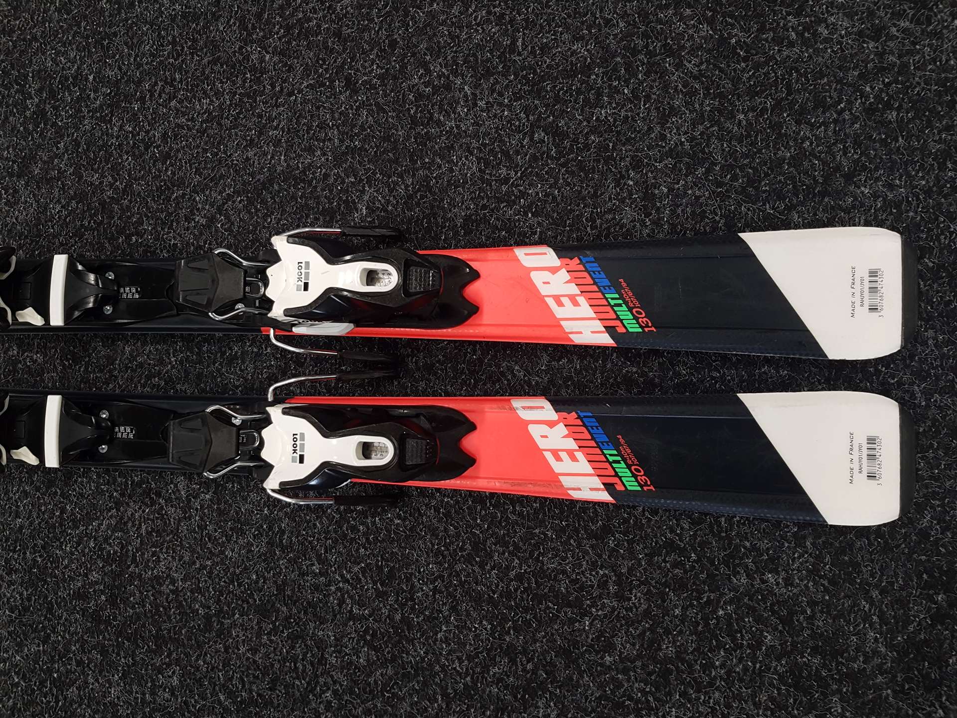 Použité detské lyže ROSSIGNOL Hero Junior Multi Event + viazanie Look Xpress 7