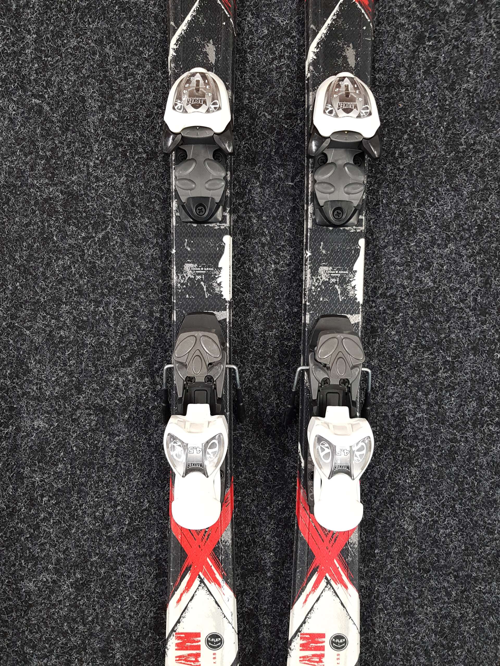 Použité detské lyže TECNOPRO XT Team + viazanie Marker 4,5