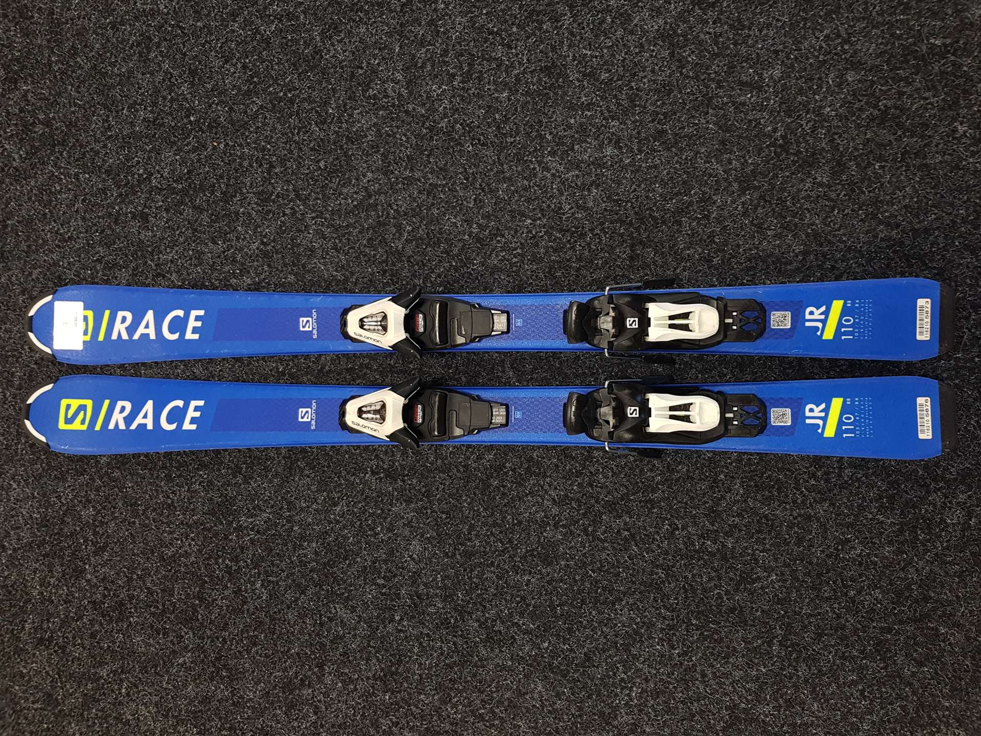 Použité detské lyže SALOMON S/Race JR 110 + viazanie Salomon 5