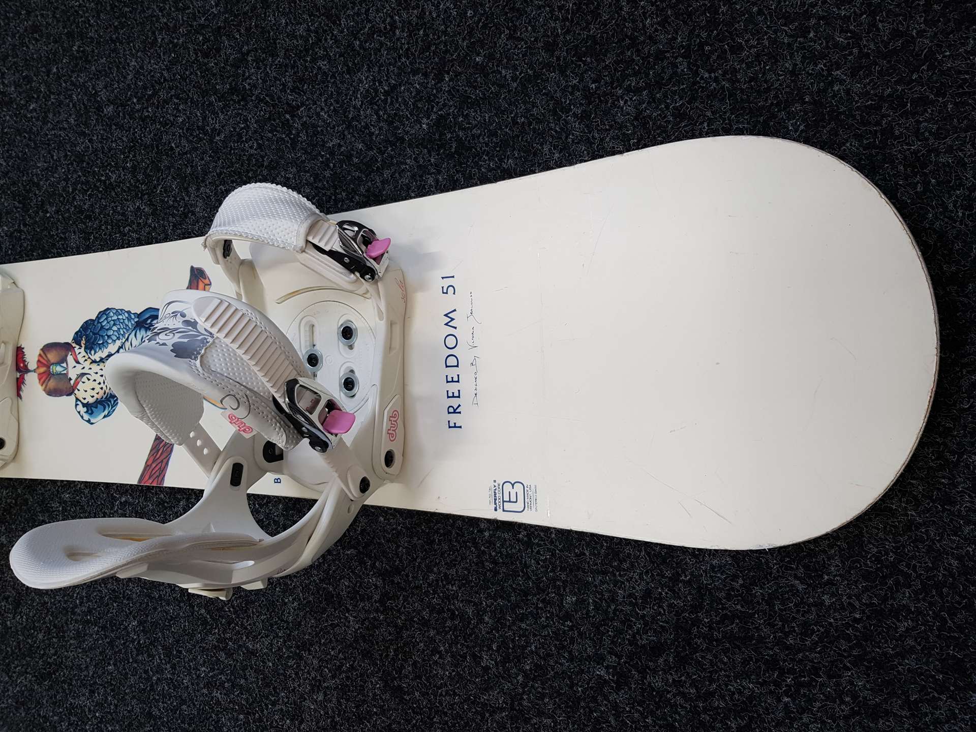 Použitý snowboard BURTON Freedom + viazanie Dub veľkosť M