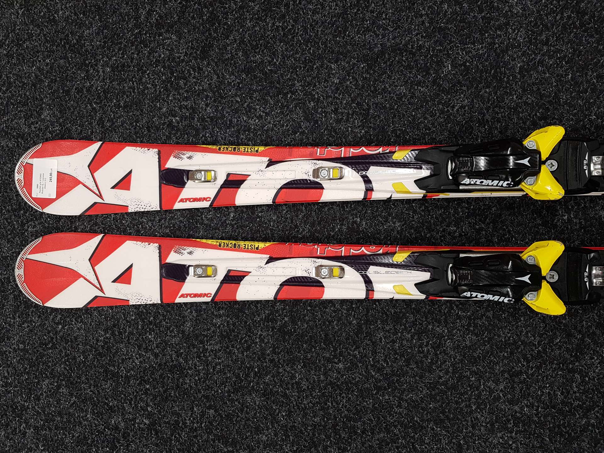 Použité lyže ATOMIC Redster SL + viazanie Atomic X12