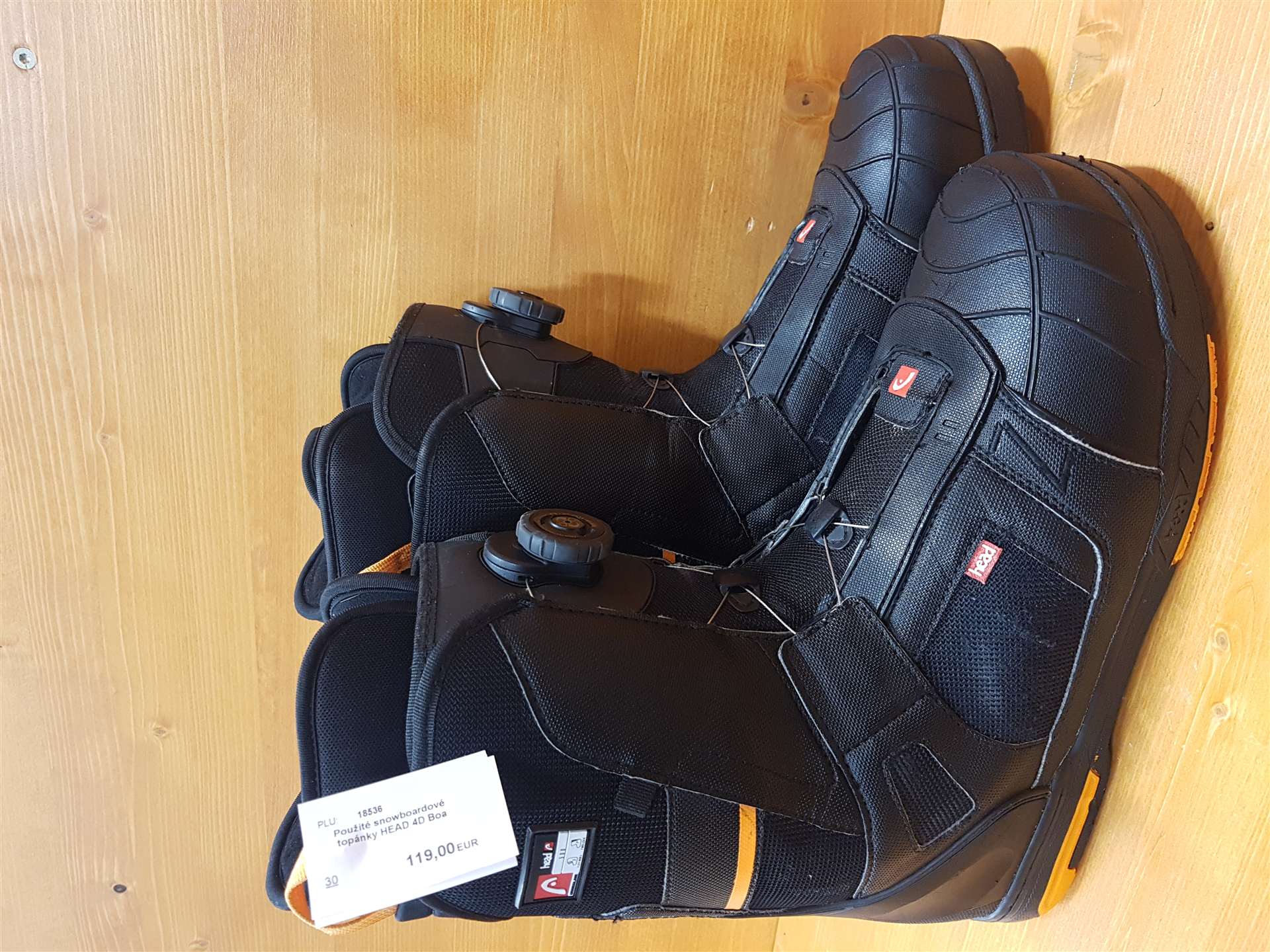 Použité snowboardové topánky HEAD 4D Boa