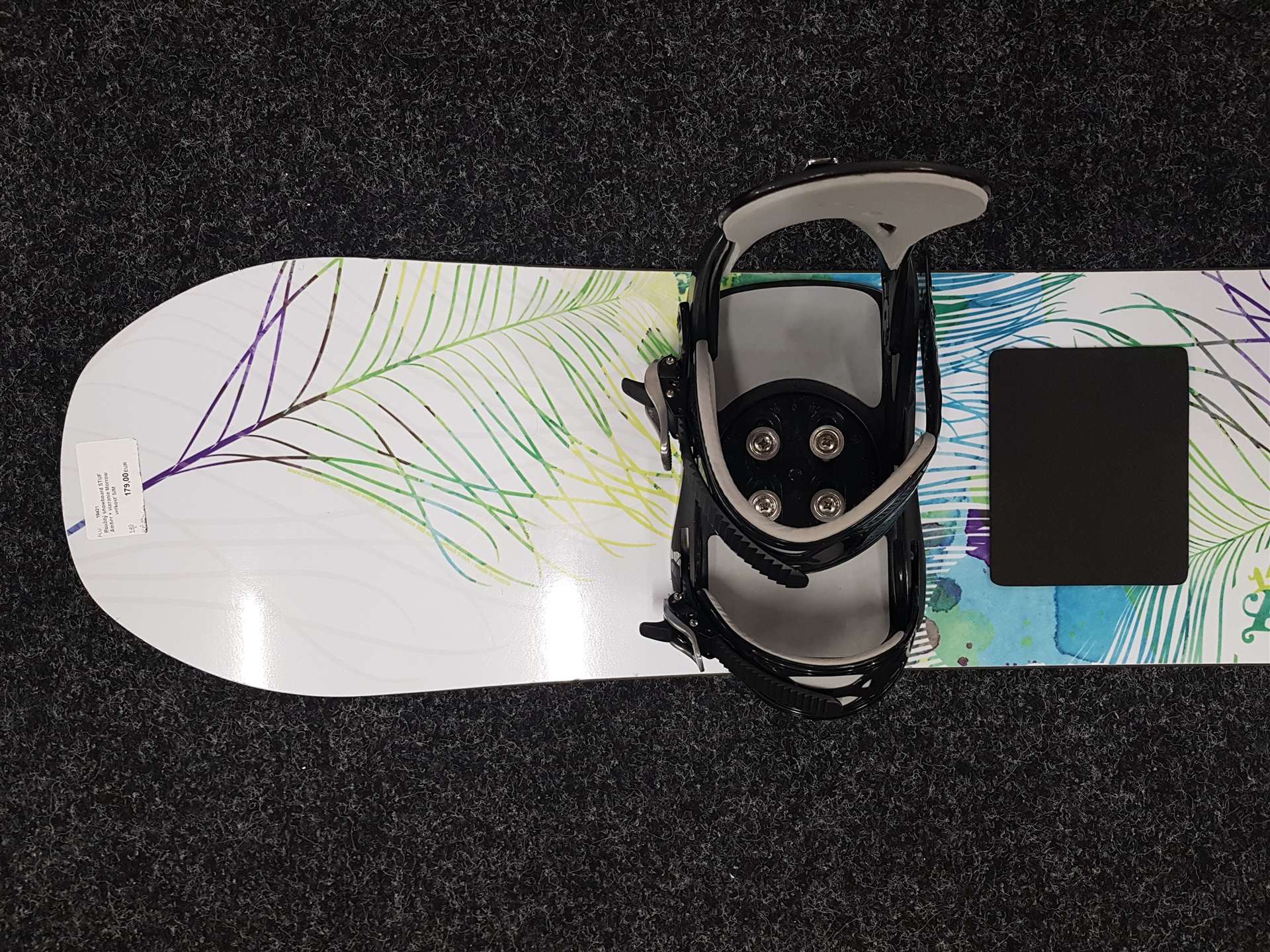 Použitý snowboard STUF Amber + viazanie Morrow veľkosť S/M