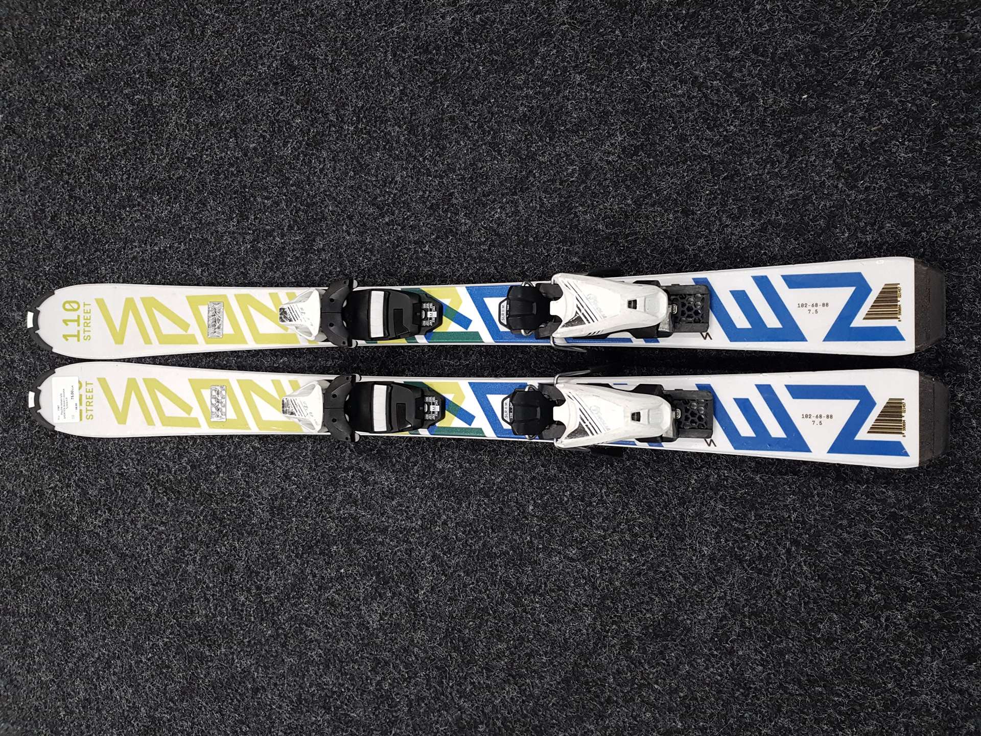 Použité detské lyže SPORTEN Street + viazanie Tyrolia 4.5