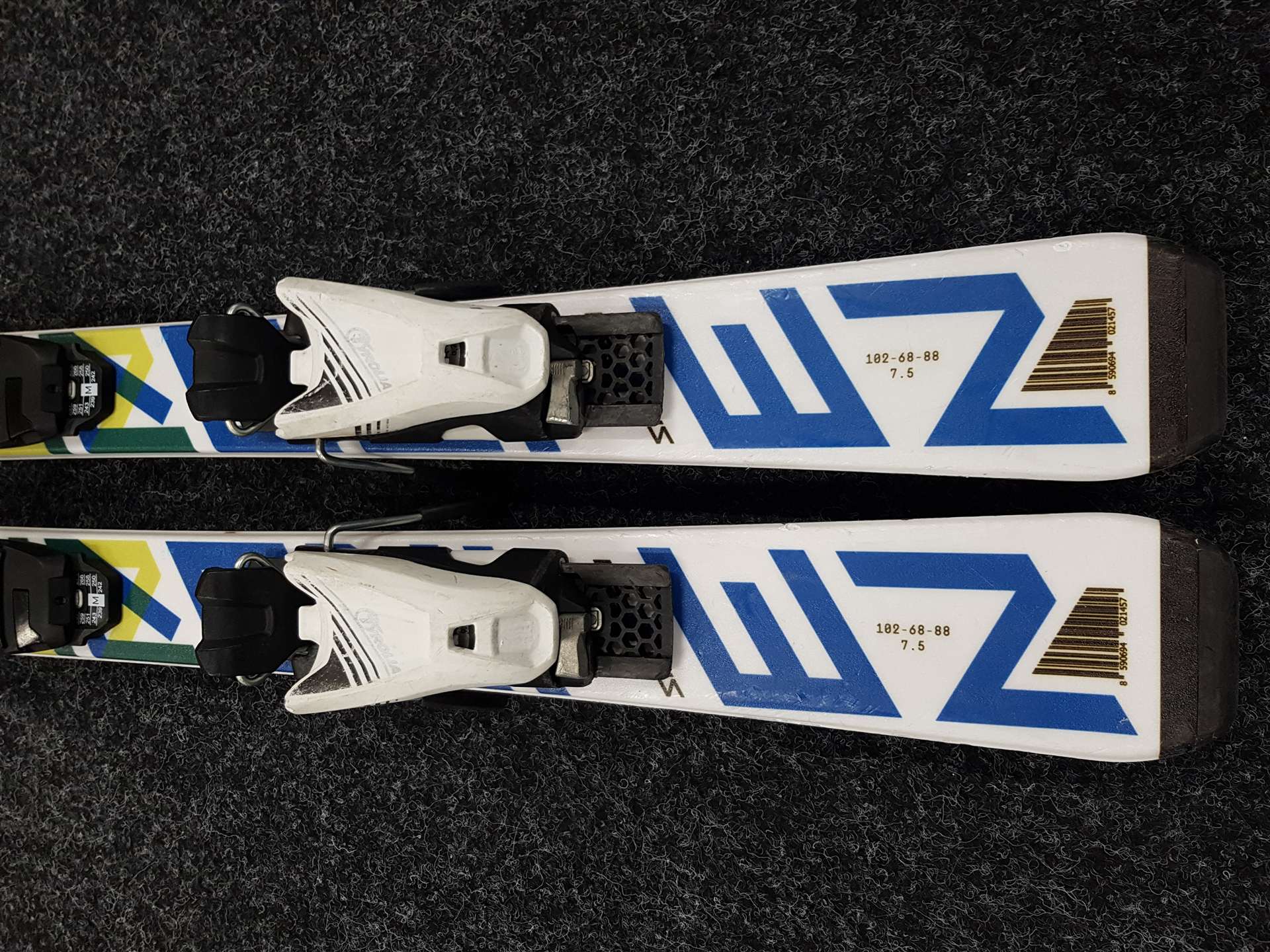 Použité detské lyže SPORTEN Street + viazanie Tyrolia 4.5