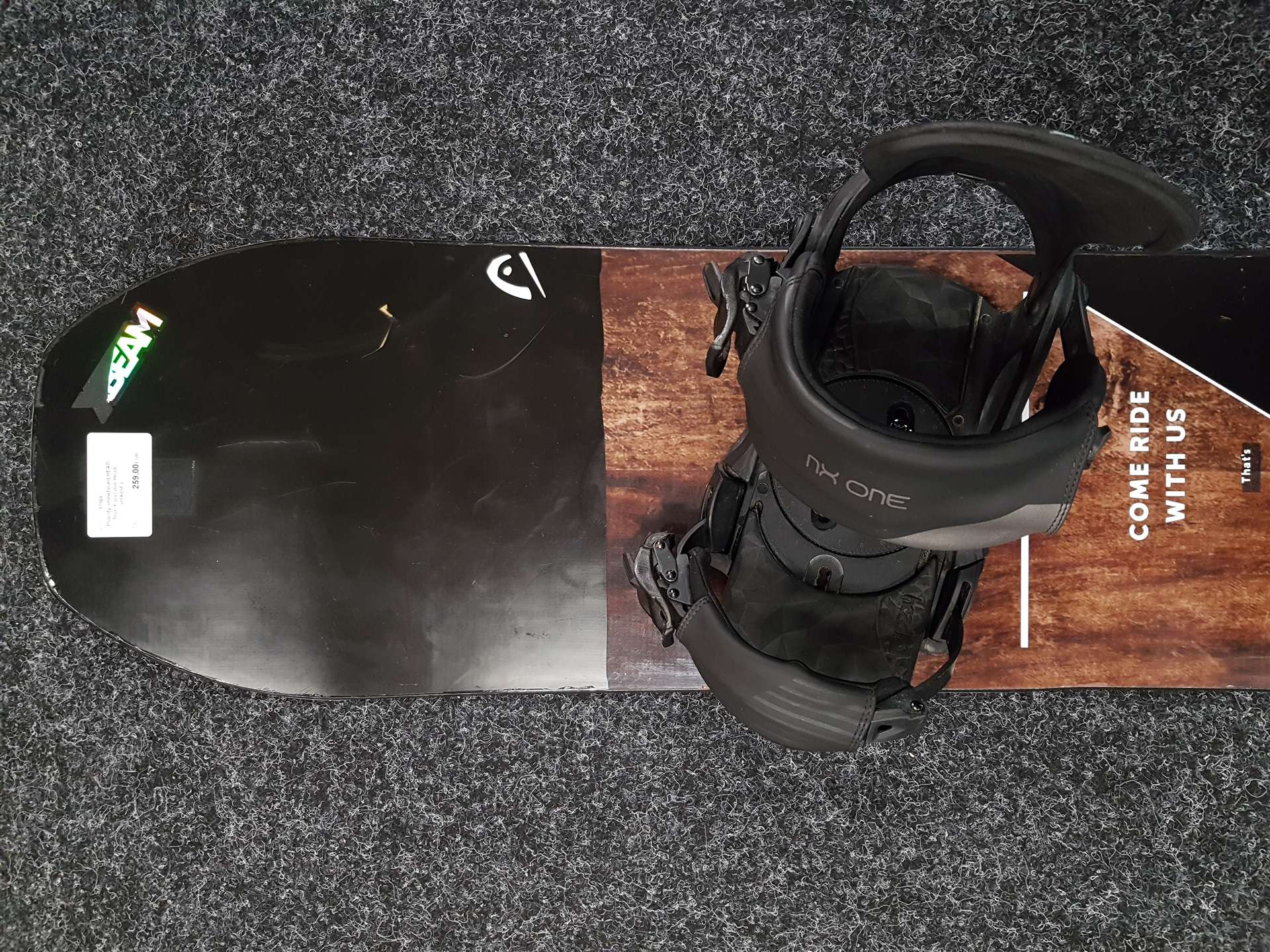 Použitý snowboard HEAD True + viazanie Head veľkosť L