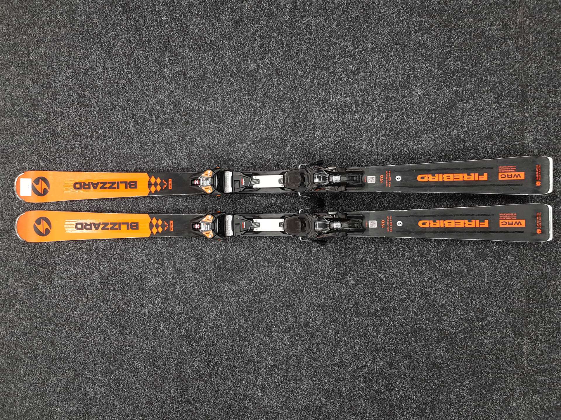 Použité lyže BLIZZARD Firebird WRC + viazanie Marker Xcell 14