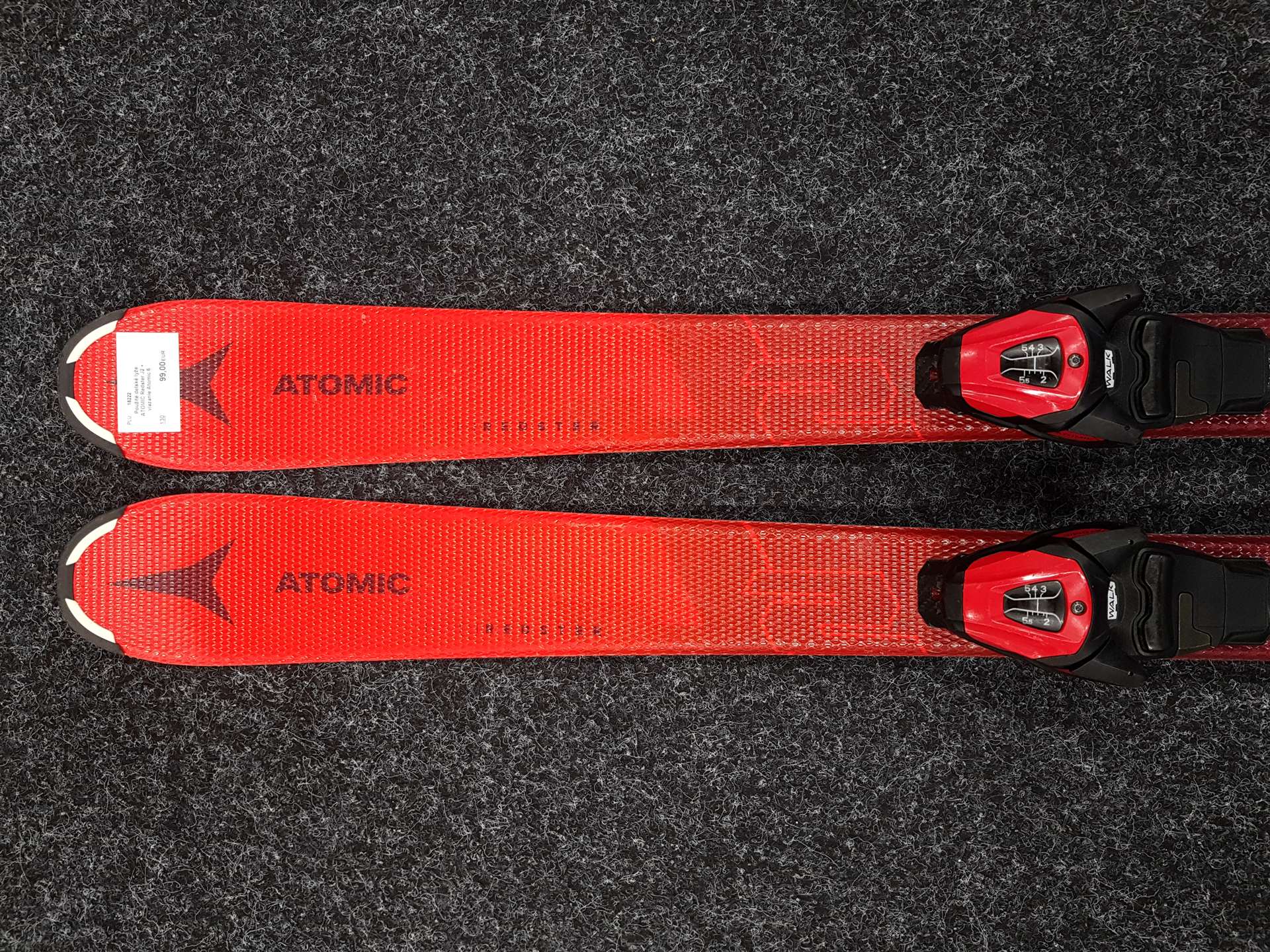 Použité detské lyže ATOMIC Redster J2 + viazanie Atomic 6