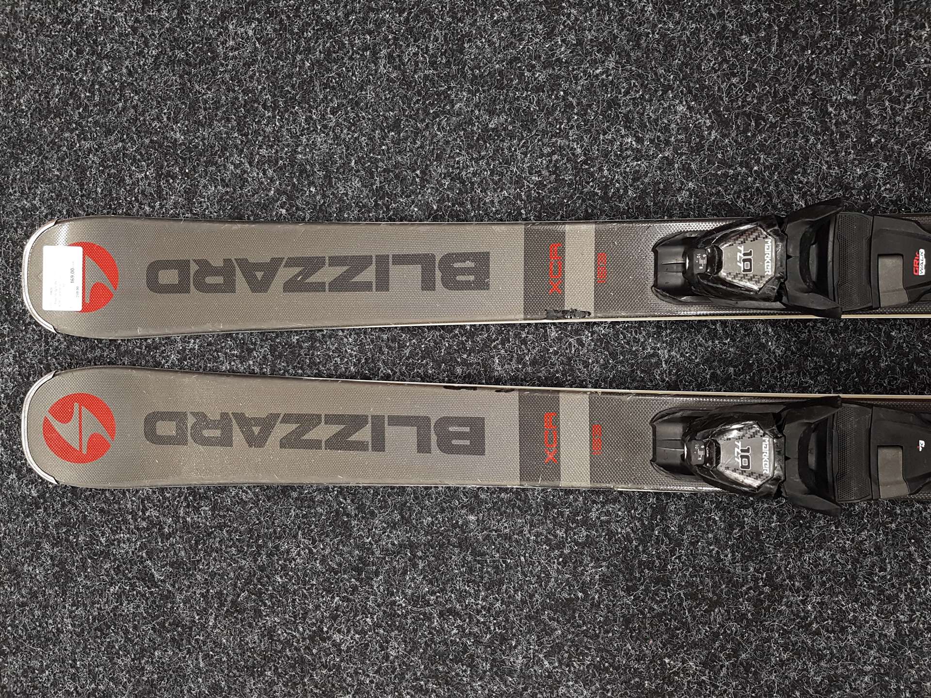 Použité lyže BLIZZARD XCR + viazanie Marker TLT 10