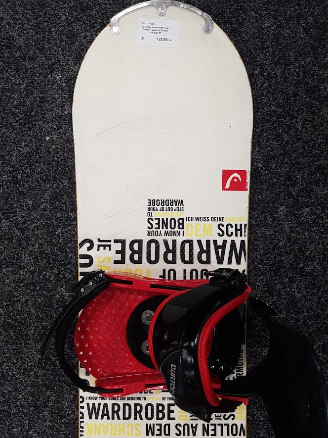 Bazárový snowboard Head Bones + viazanie Burton veľkosť M