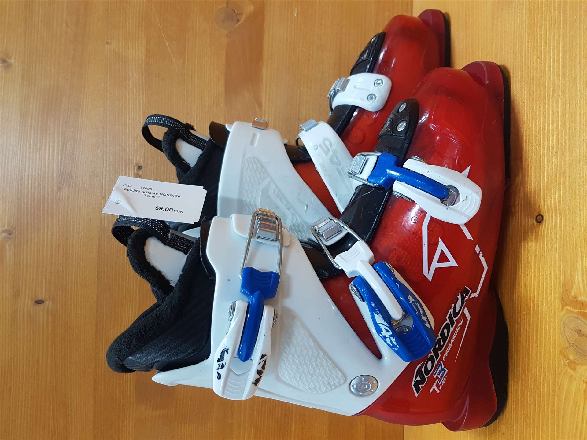 Použité lyžiarky NORDICA Team 3