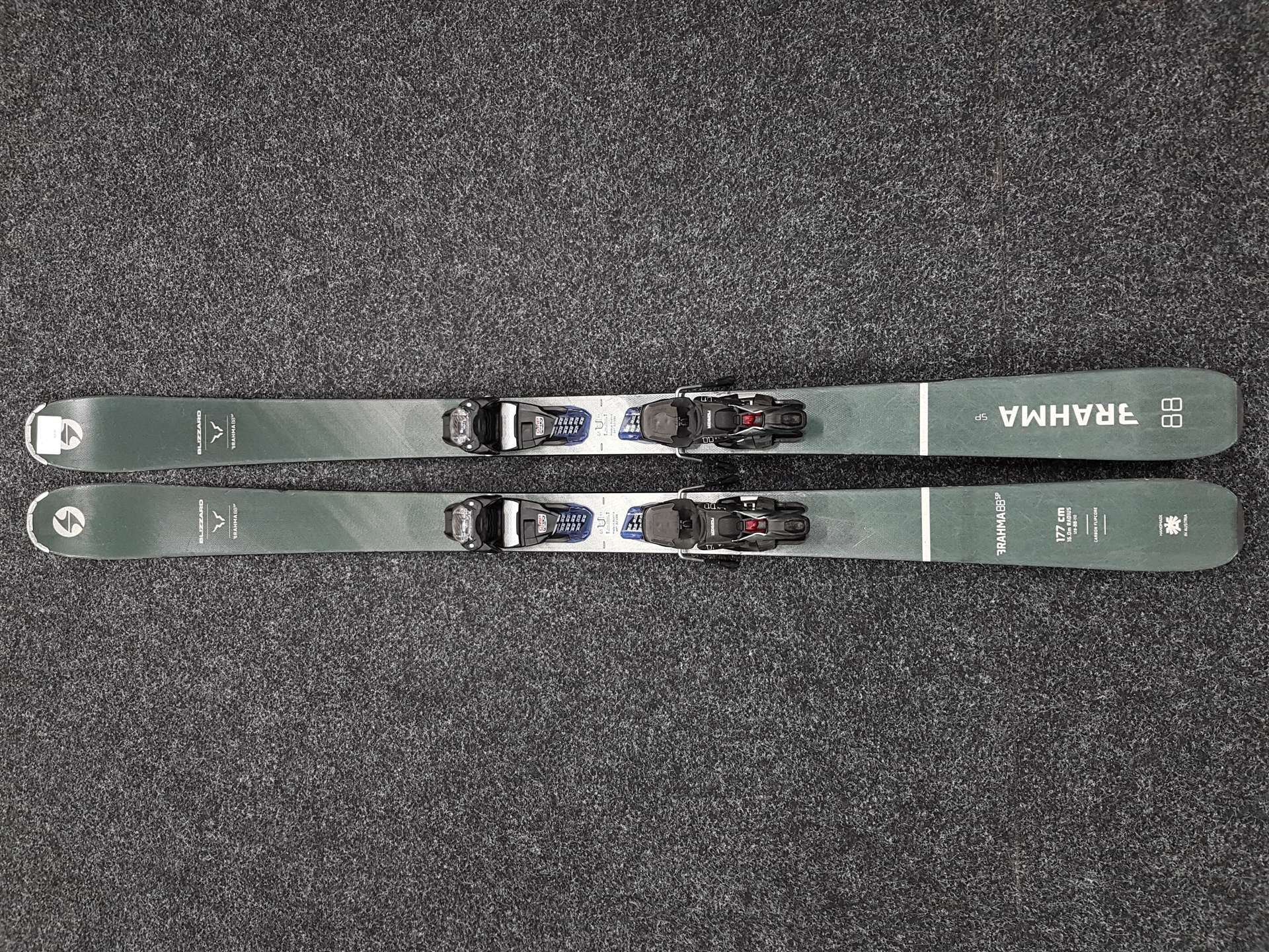 Použité freeride lyže BLIZZARD Brahma 88 SP + viazanie Marker TCX 11
