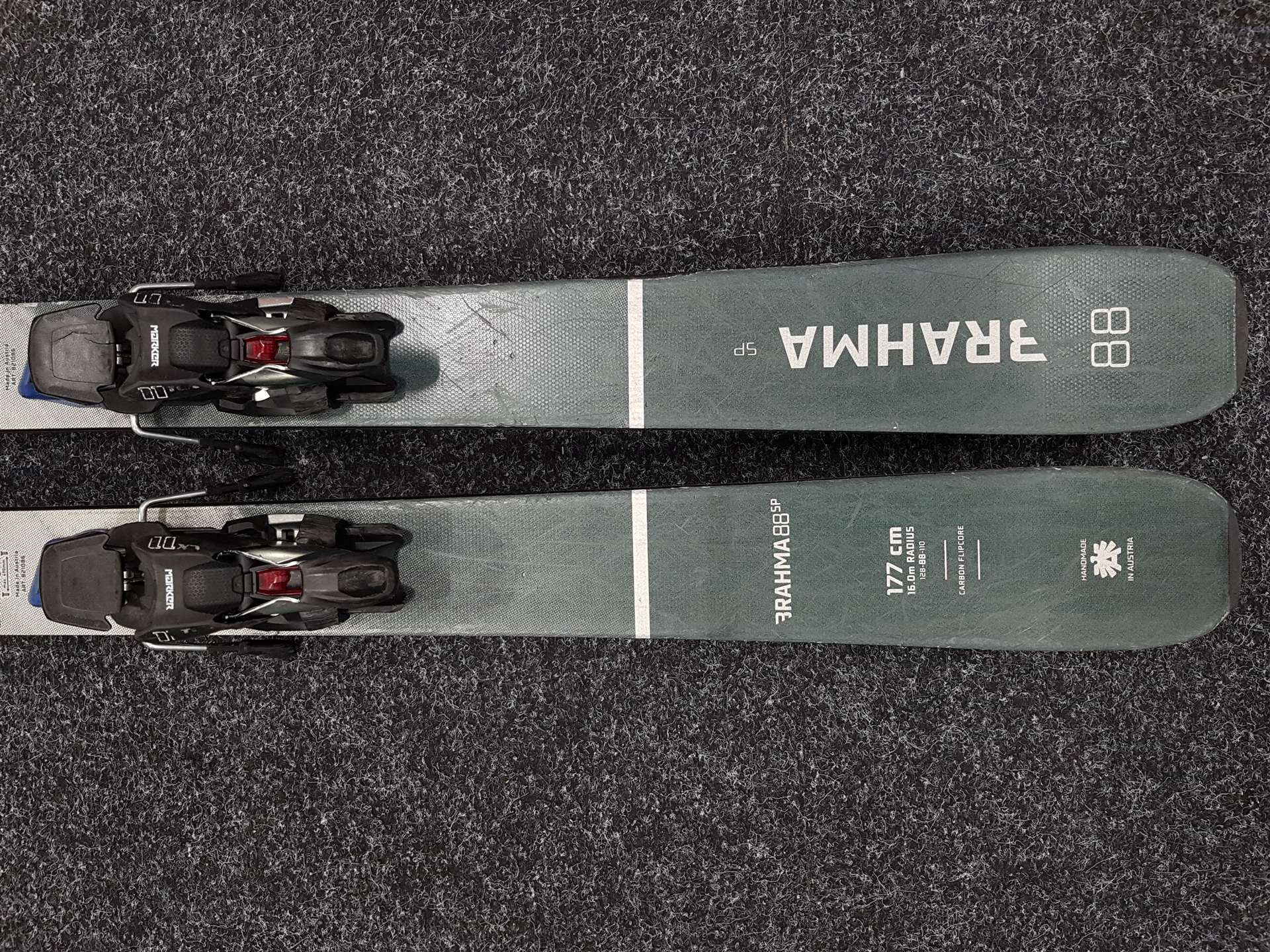 Použité freeride lyže BLIZZARD Brahma 88 SP + viazanie Marker TCX 11