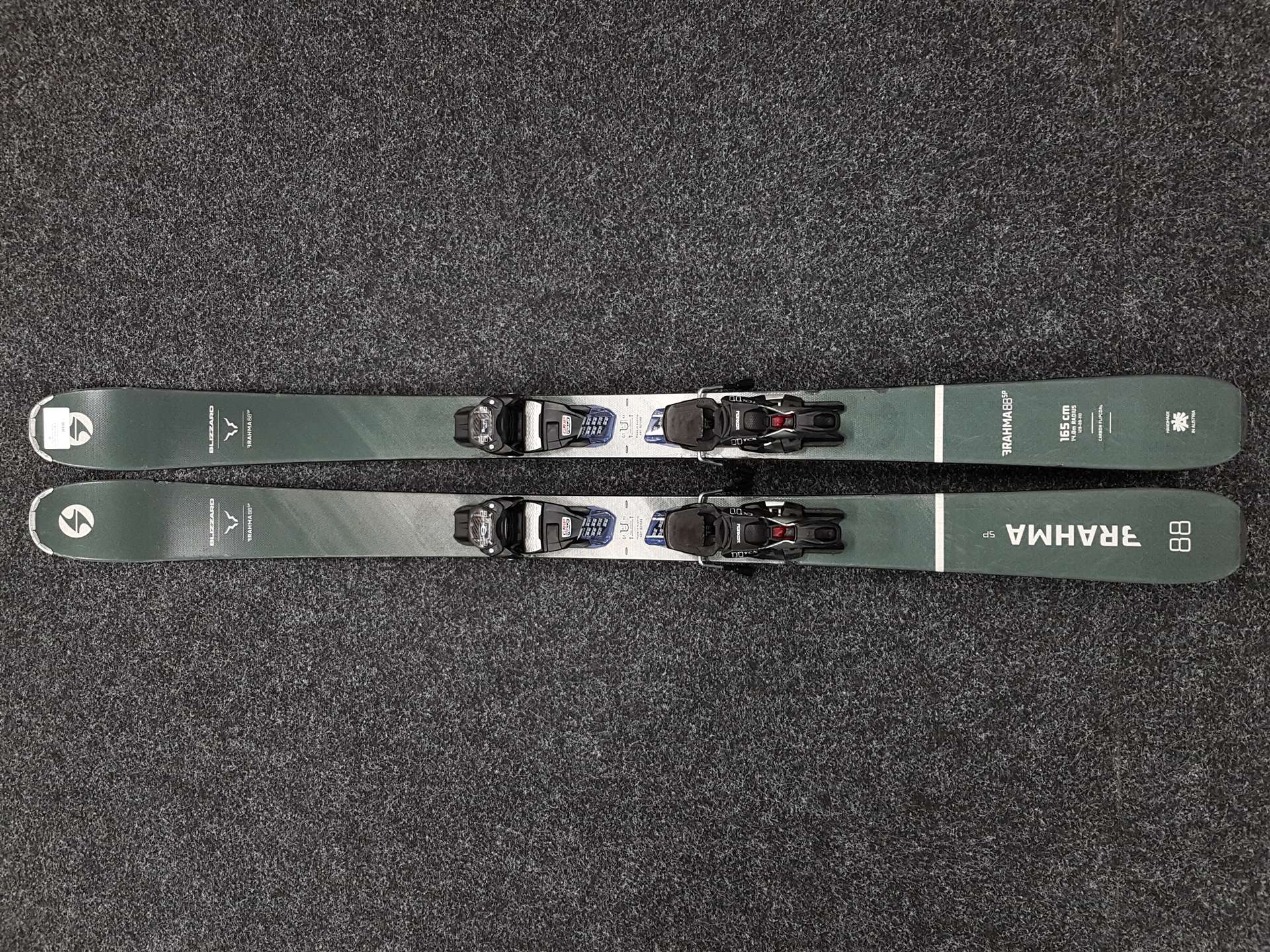 Použité freeride lyže BLIZZARD Brahma 88 SP + viazanie Marker TCX 11
