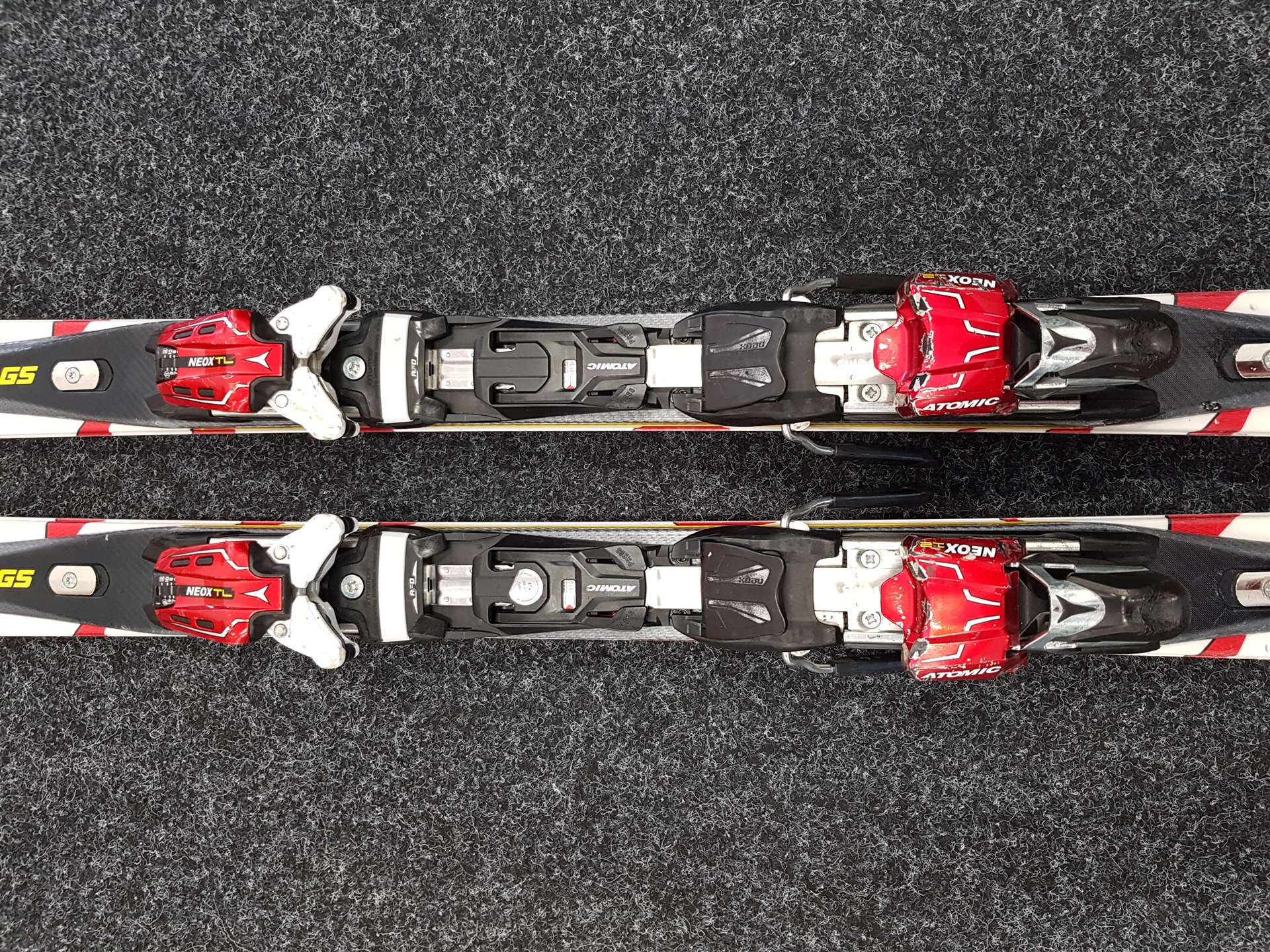 Použité lyže ATOMIC Race GS + viazanie Atomic Neox 12