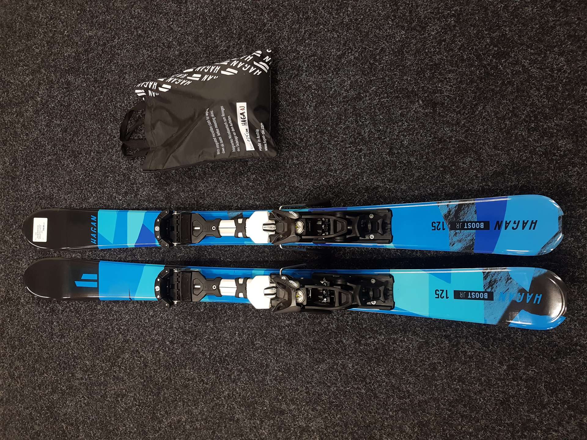 Použité skialpové lyže Hagan Boost Jr  + Tyrolia Ambition 10.0 + Použité pásy