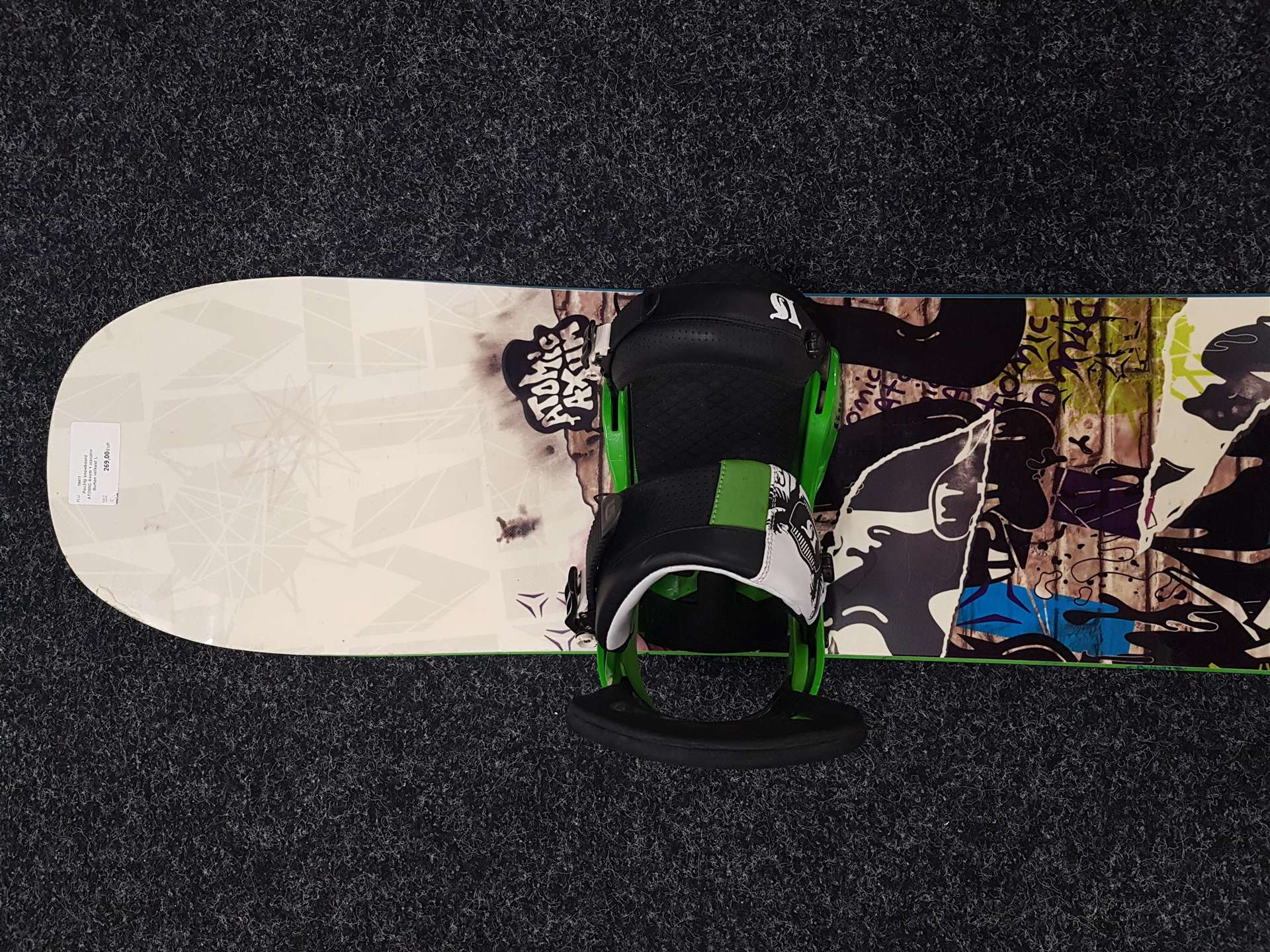 Použitý snowboard ATOMIC Axum + viazanie Burton veľkosť L