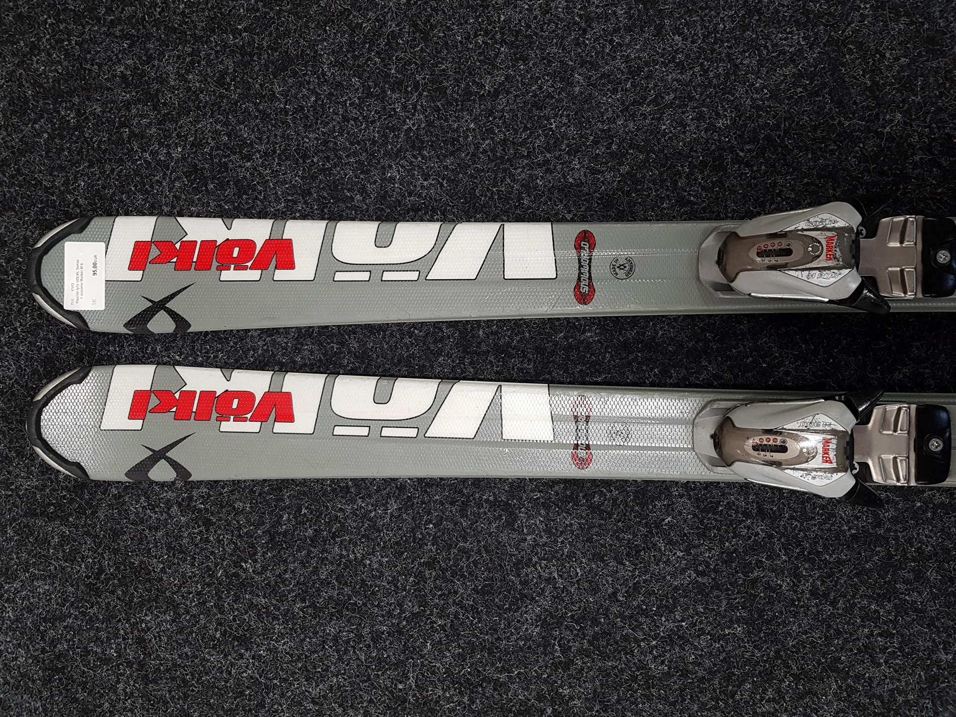 Použité lyže VOLKL Senso + viazanie Marker M 9