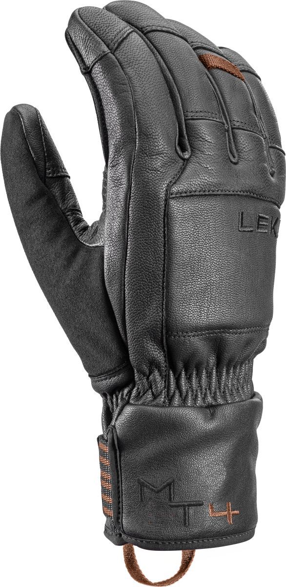Rukavice LEKI Montera Prime, black-dark brown