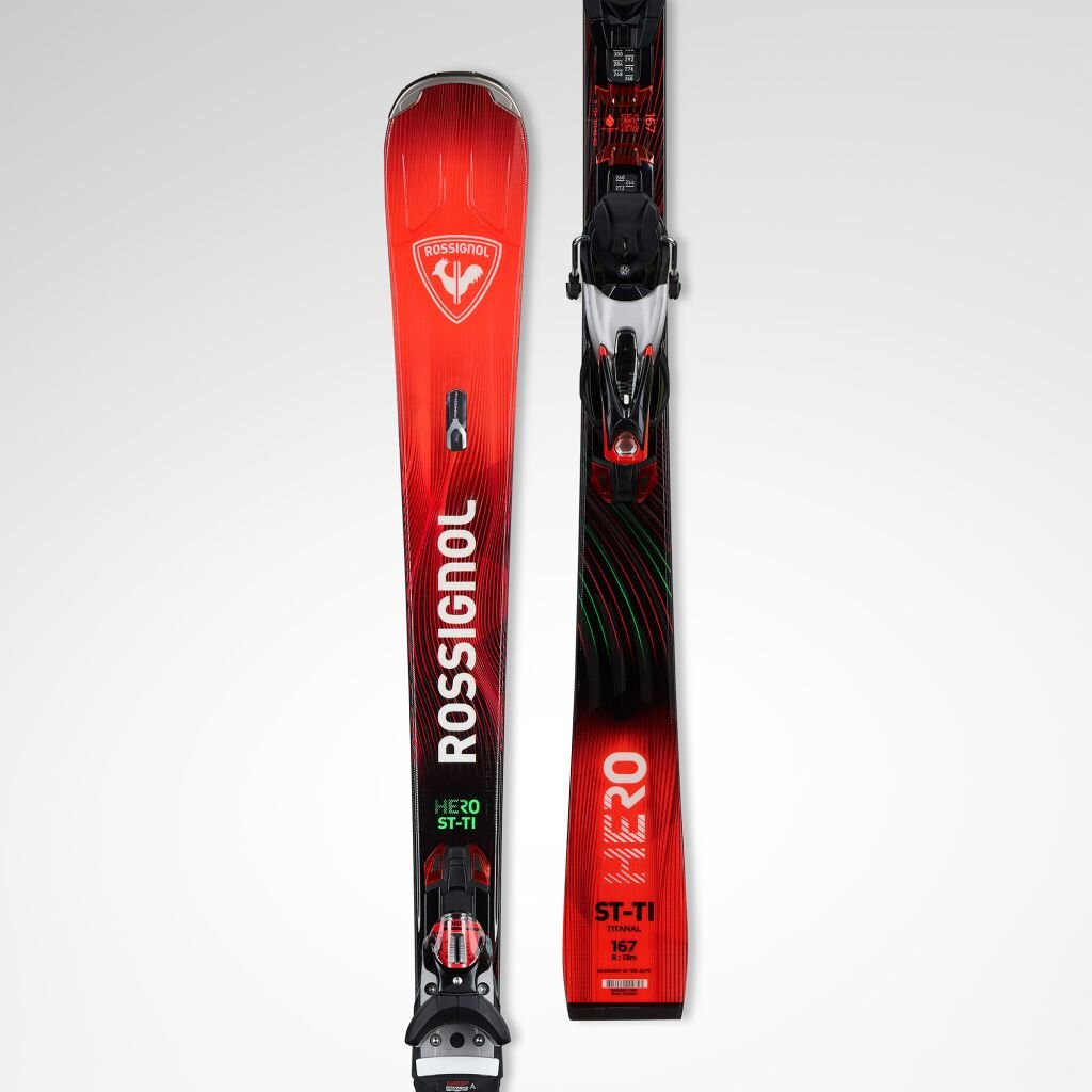 Lyže Rossignol HERO ST TI KONECT + viazanie NX 12 KONECT GW B80 SILVER RED