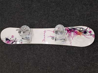 Použitý snowboard CRAZY CREEK Divane + viazanie Fire Fly veľkosť M/L