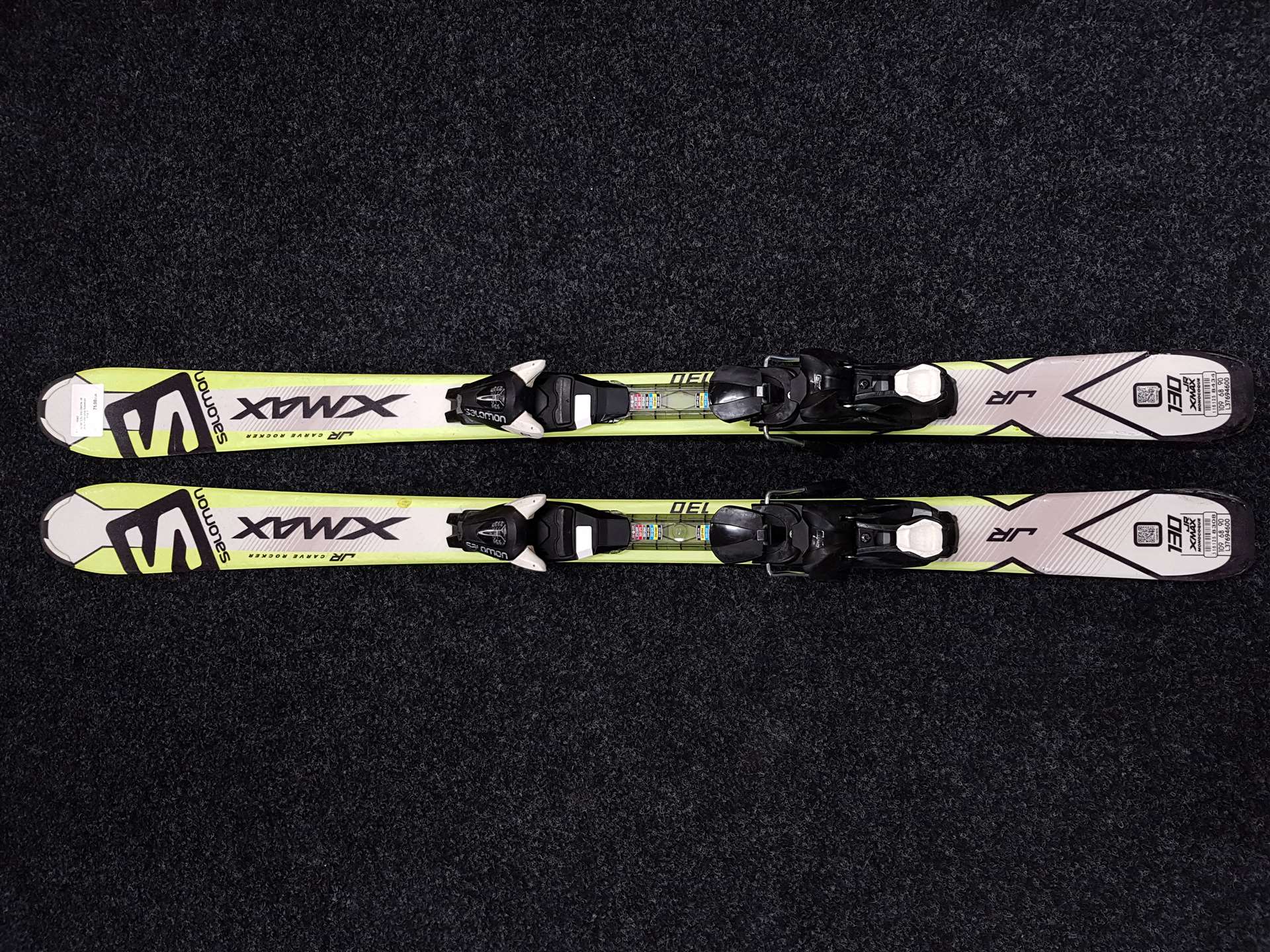 Použité lyže SALOMON JR Xmax + viazanie Salomon ETK 7