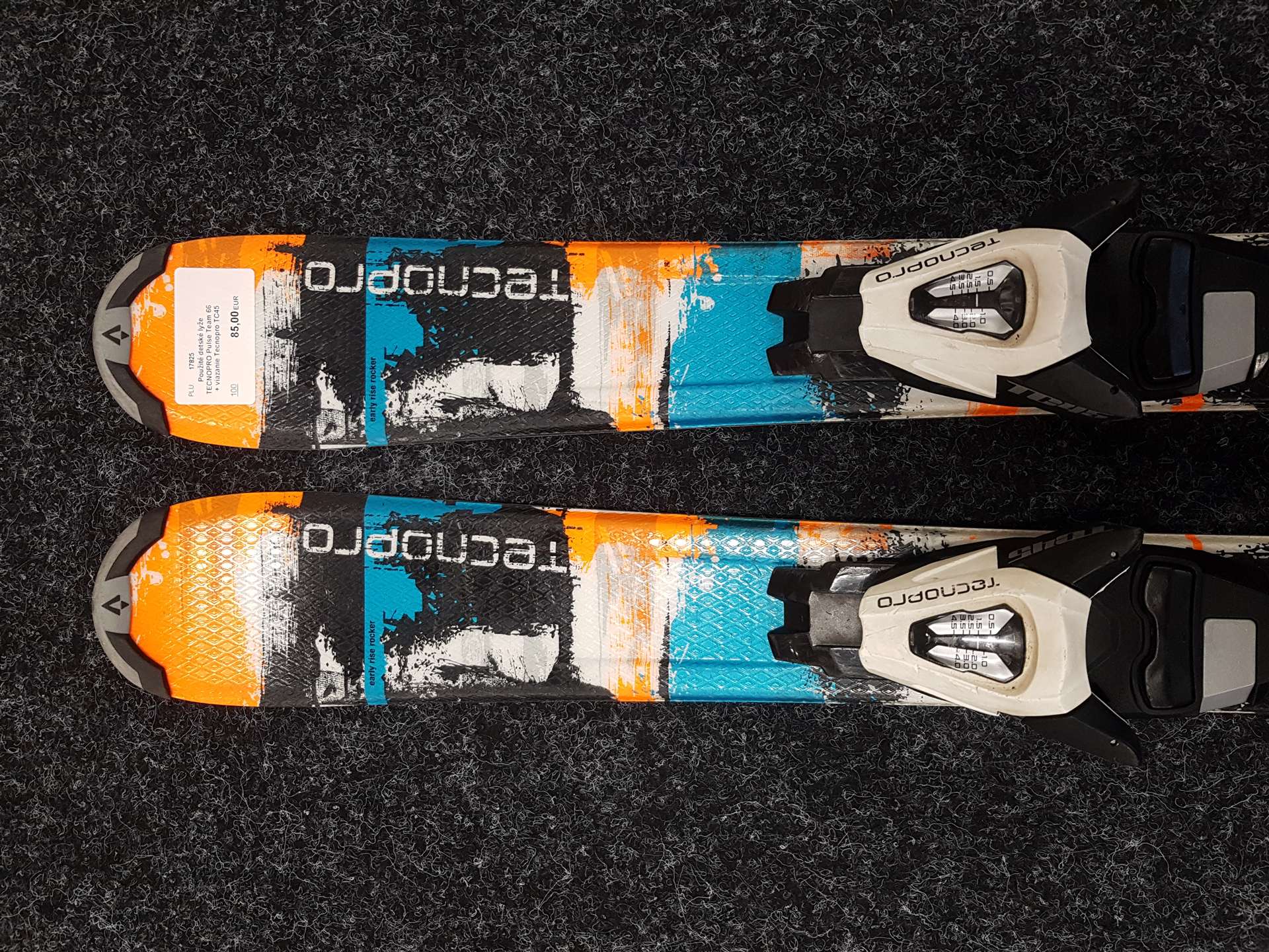 Použité detské lyže TECNOPRO Pulse Team 66 + viazanie Tecnopro TC45