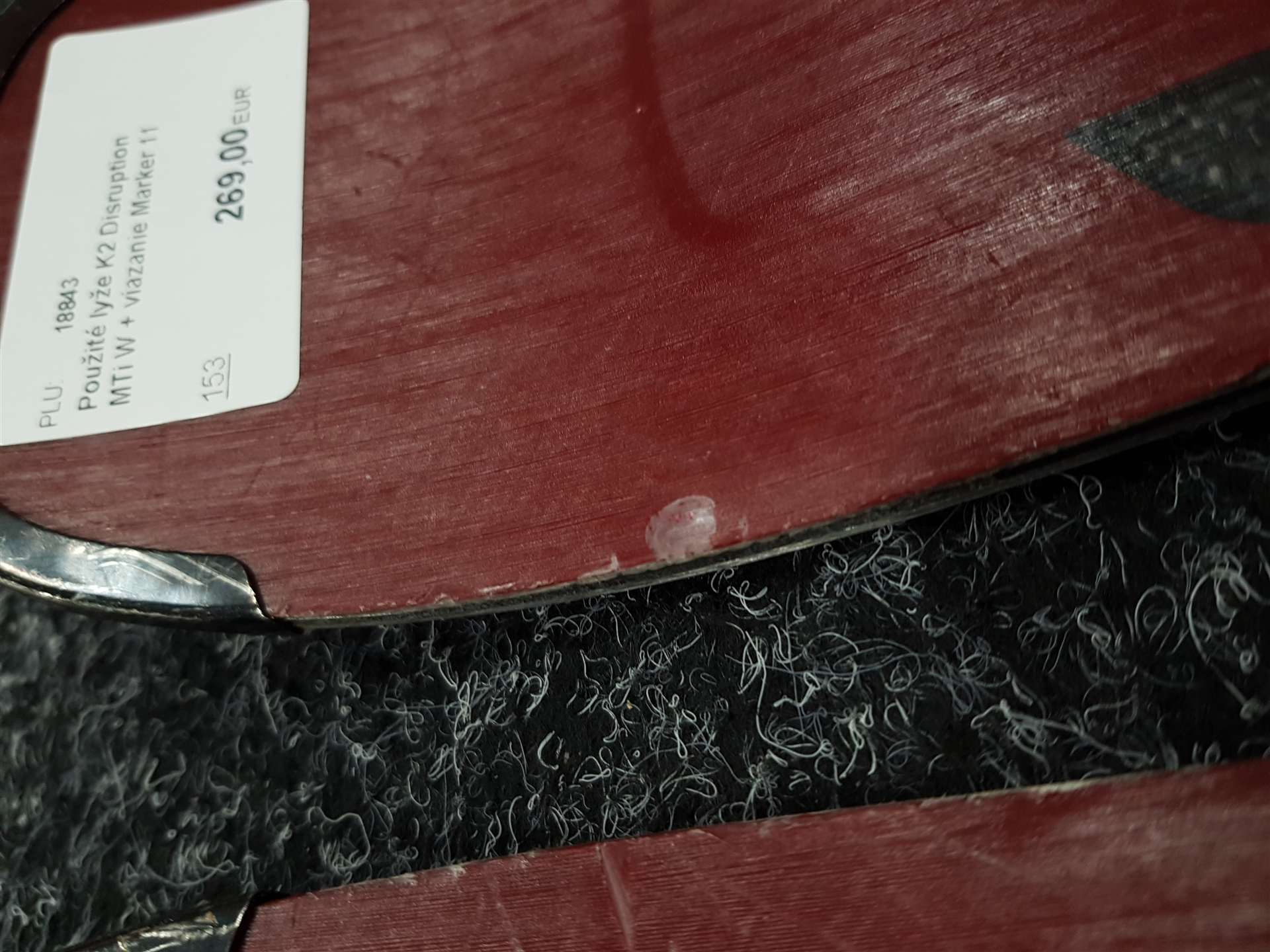 Použité lyže K2 Disruption MTi W + viazanie Marker 11