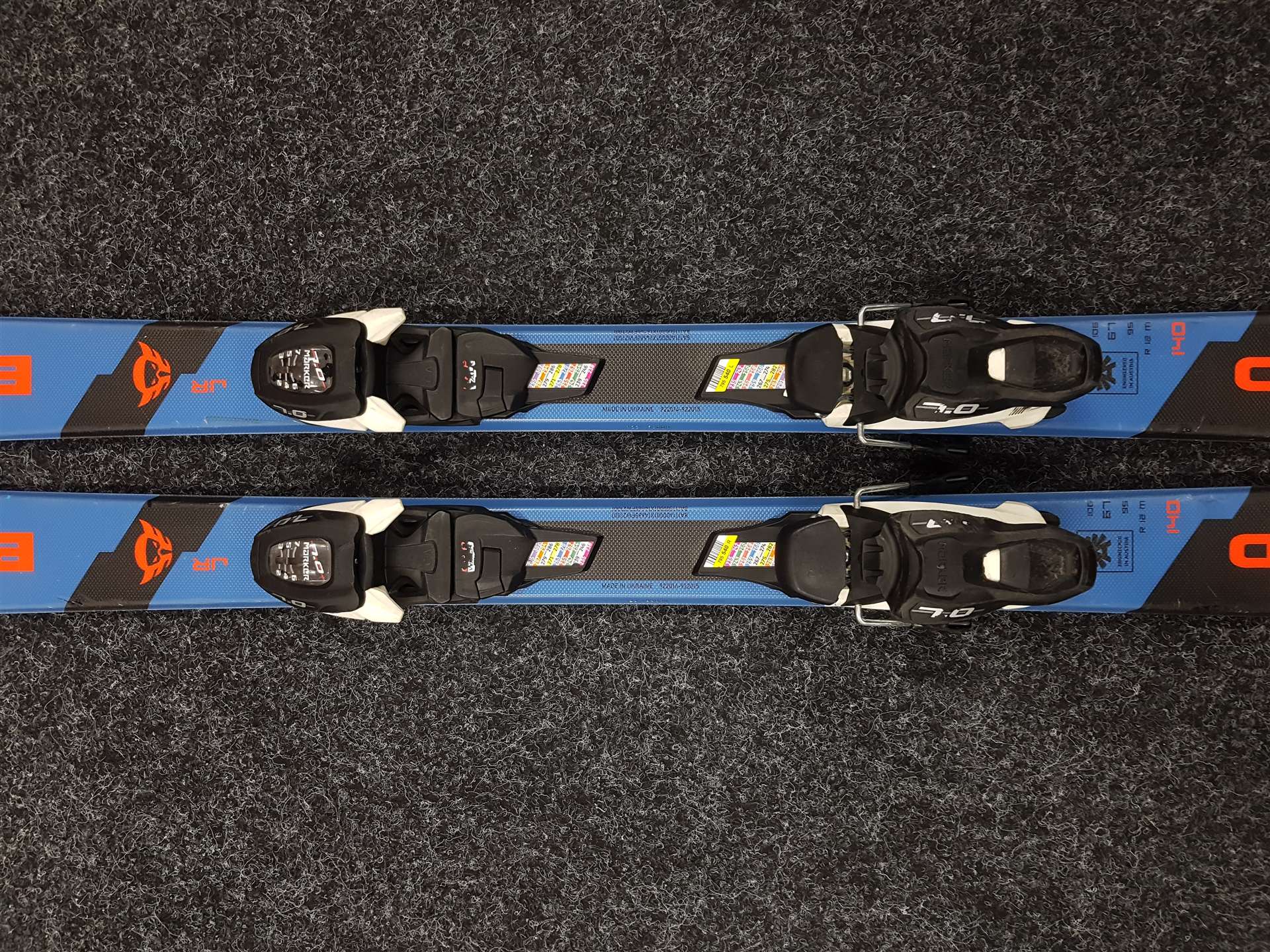 Použité lyže BLIZZARD Firebird JR + viazanie Marker 7.0