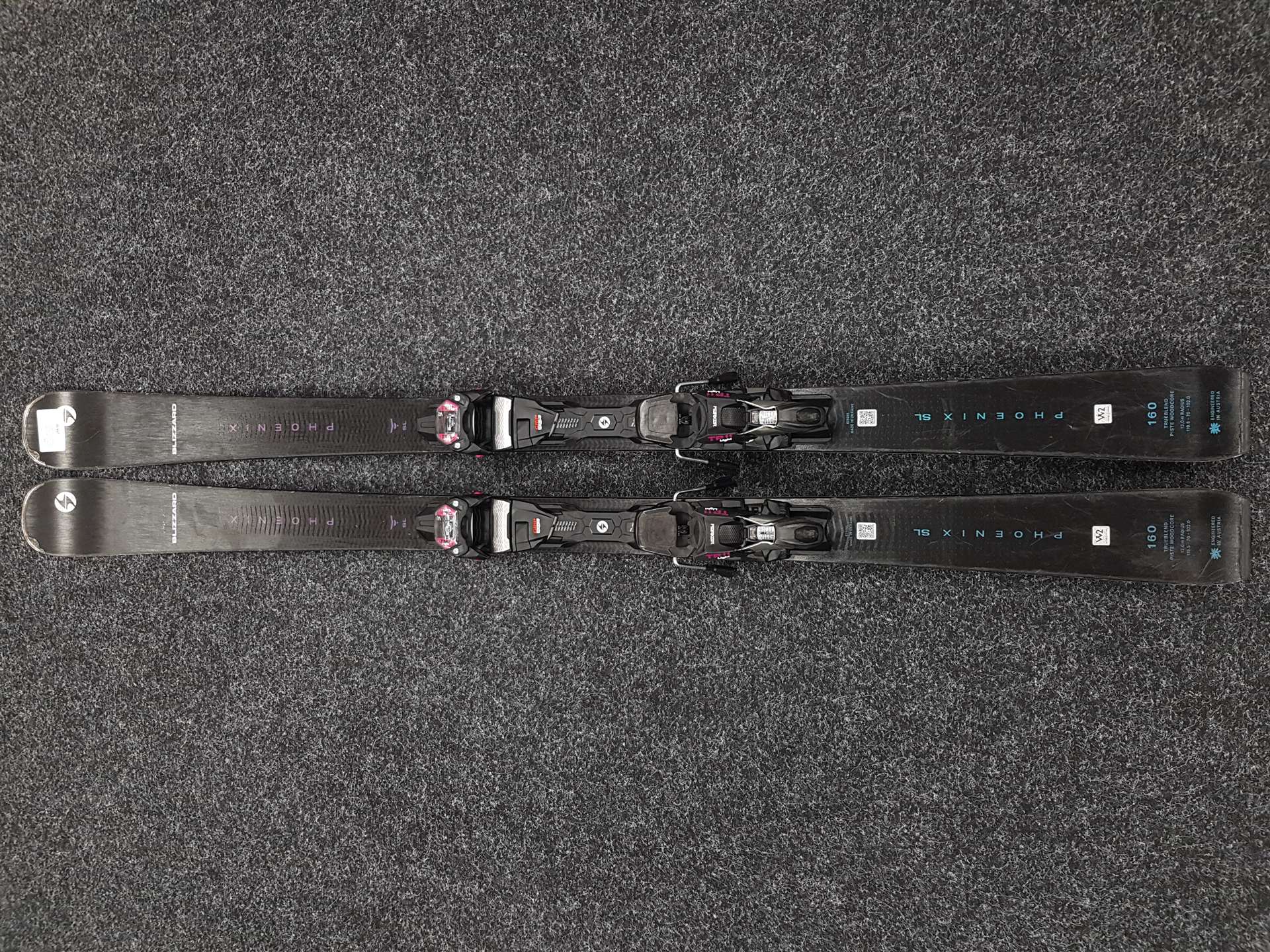 Použité lyže BLIZZARD Phoenix SL + viazanie Marker TP11 Light