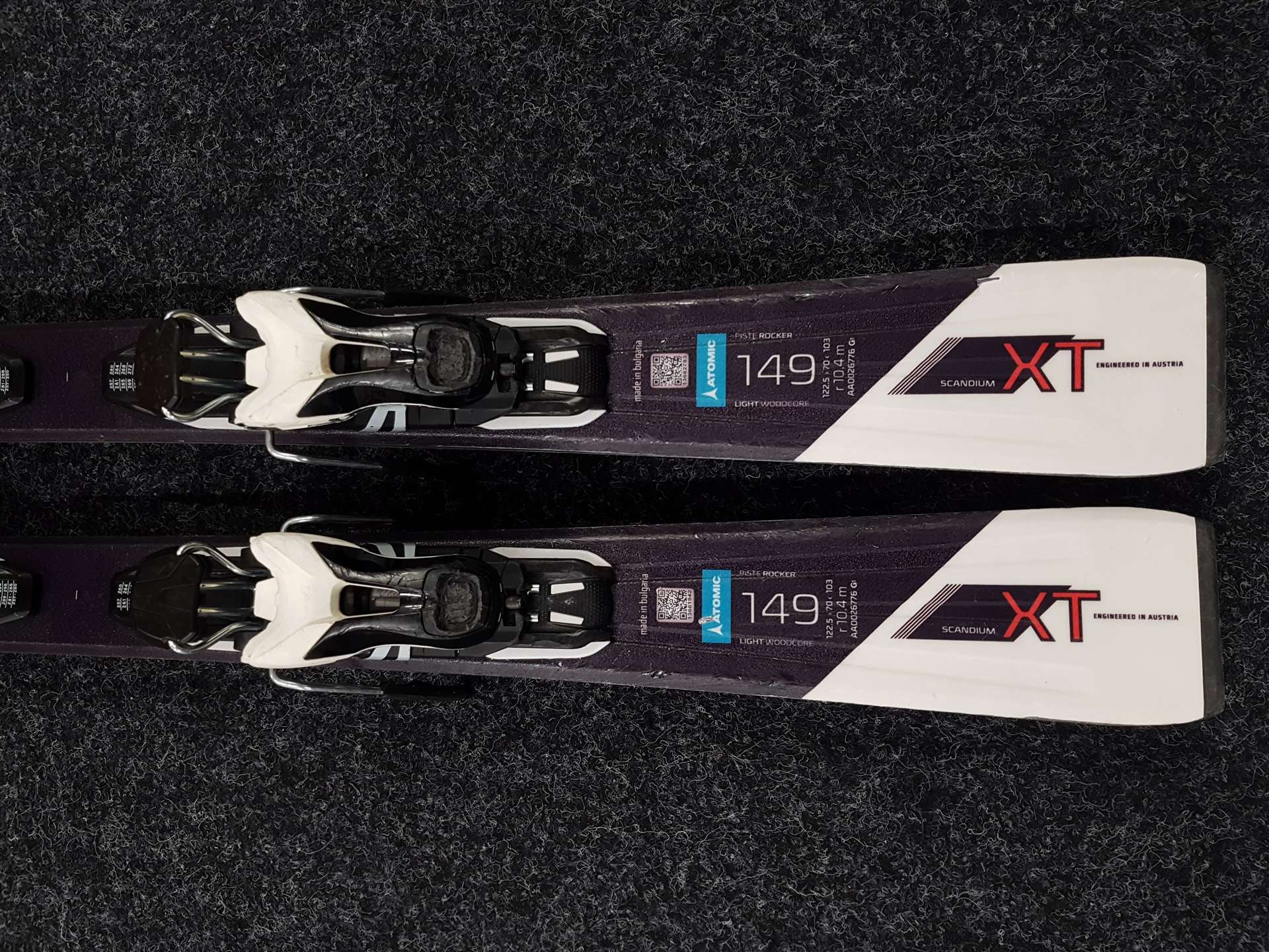 Použité lyže ATOMIC Performer XT + viazanie Atomic Lithium 10