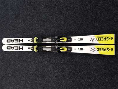 Použité lyže HEAD e-SPEED + viazanie Head Freeflex 14