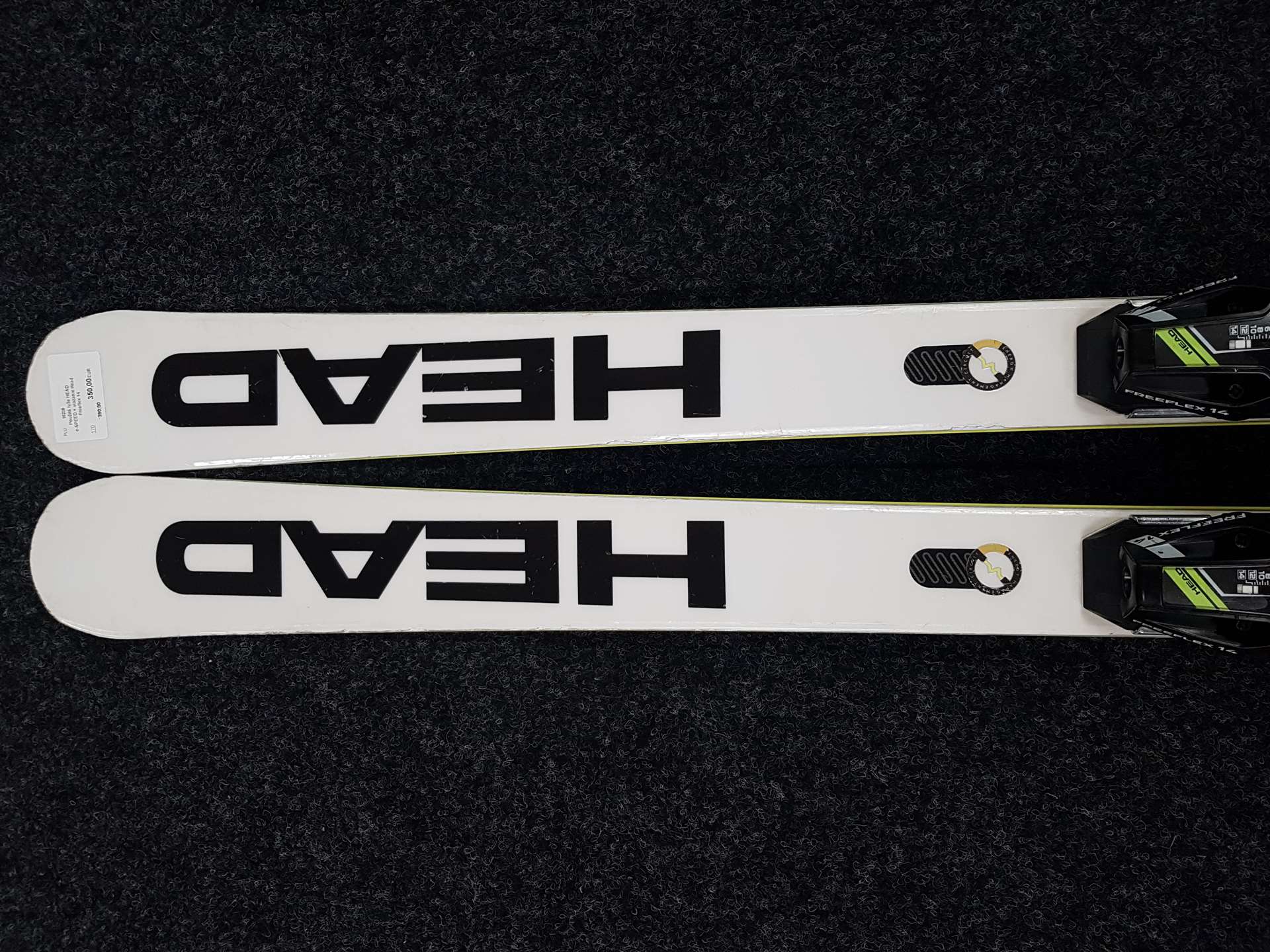 Použité lyže HEAD e-SPEED + viazanie Head Freeflex 14