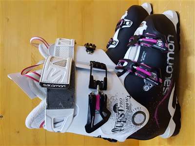 Použité lyžiarky Salomon QUEST PRO 100 W
