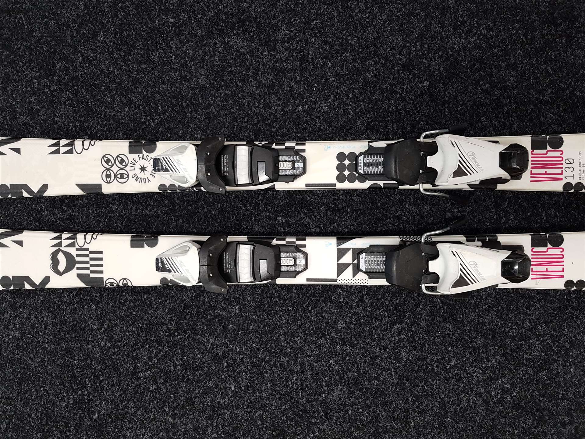 Použité lyže Sporten Venus + viazanie Tyrolia SLR 7.5