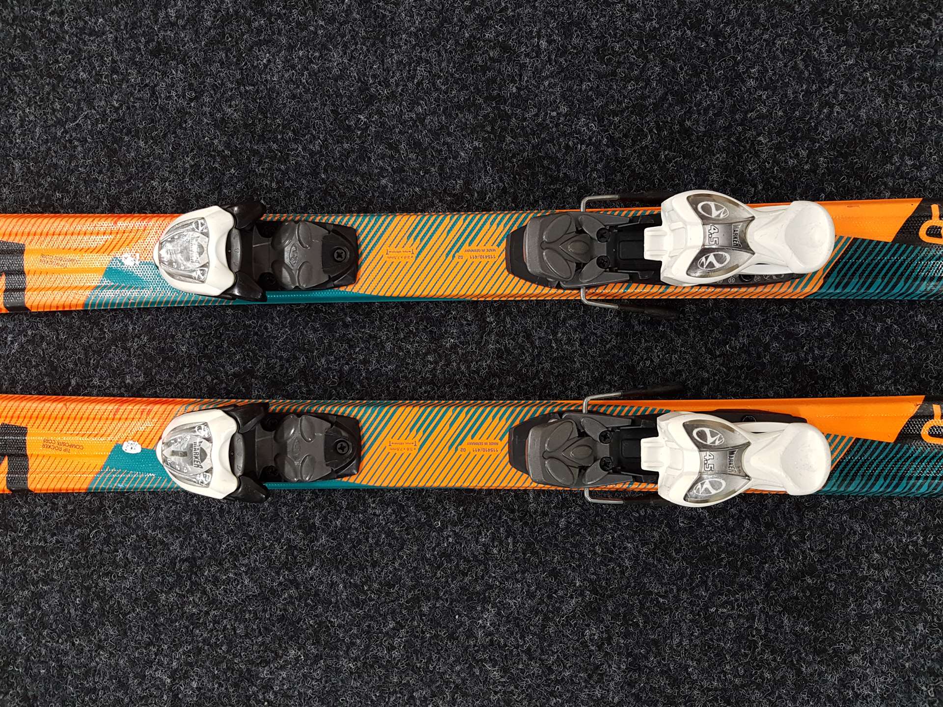 Použité lyže VOLKL Racetiger GS + viazanie Marker 4,5