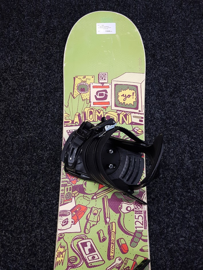 Použitý snowboard SALOMON Jimbo + viazanie SP veľkosť XS