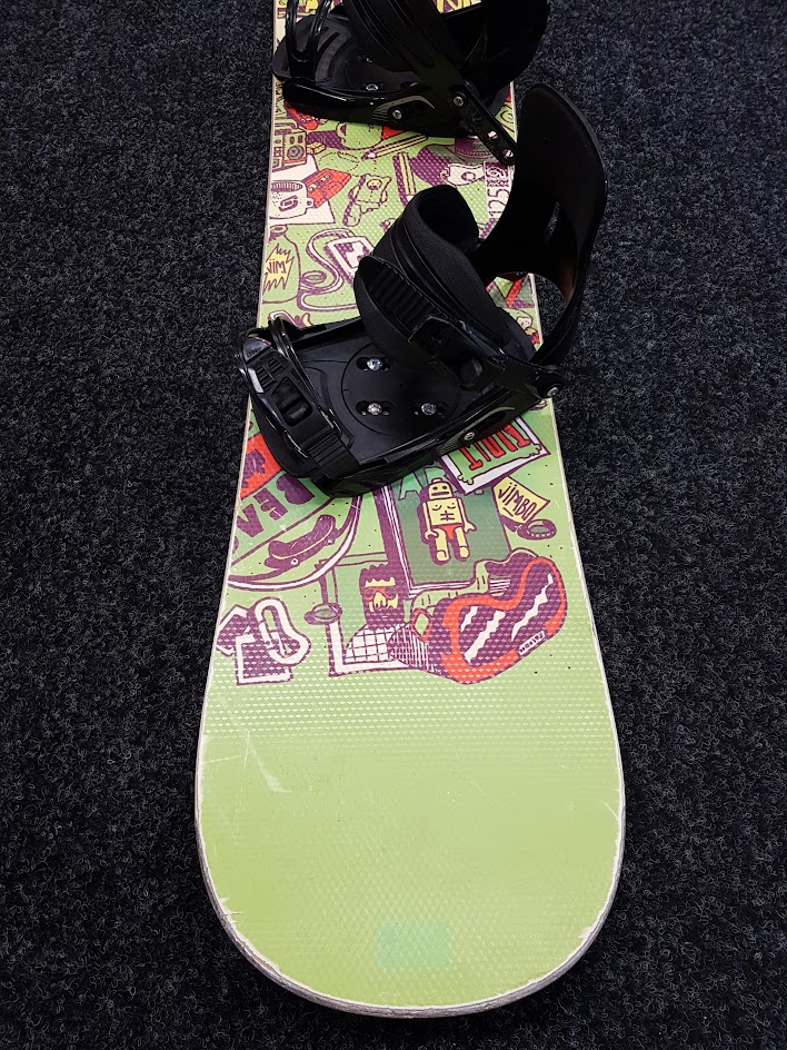 Použitý snowboard SALOMON Jimbo + viazanie SP veľkosť XS