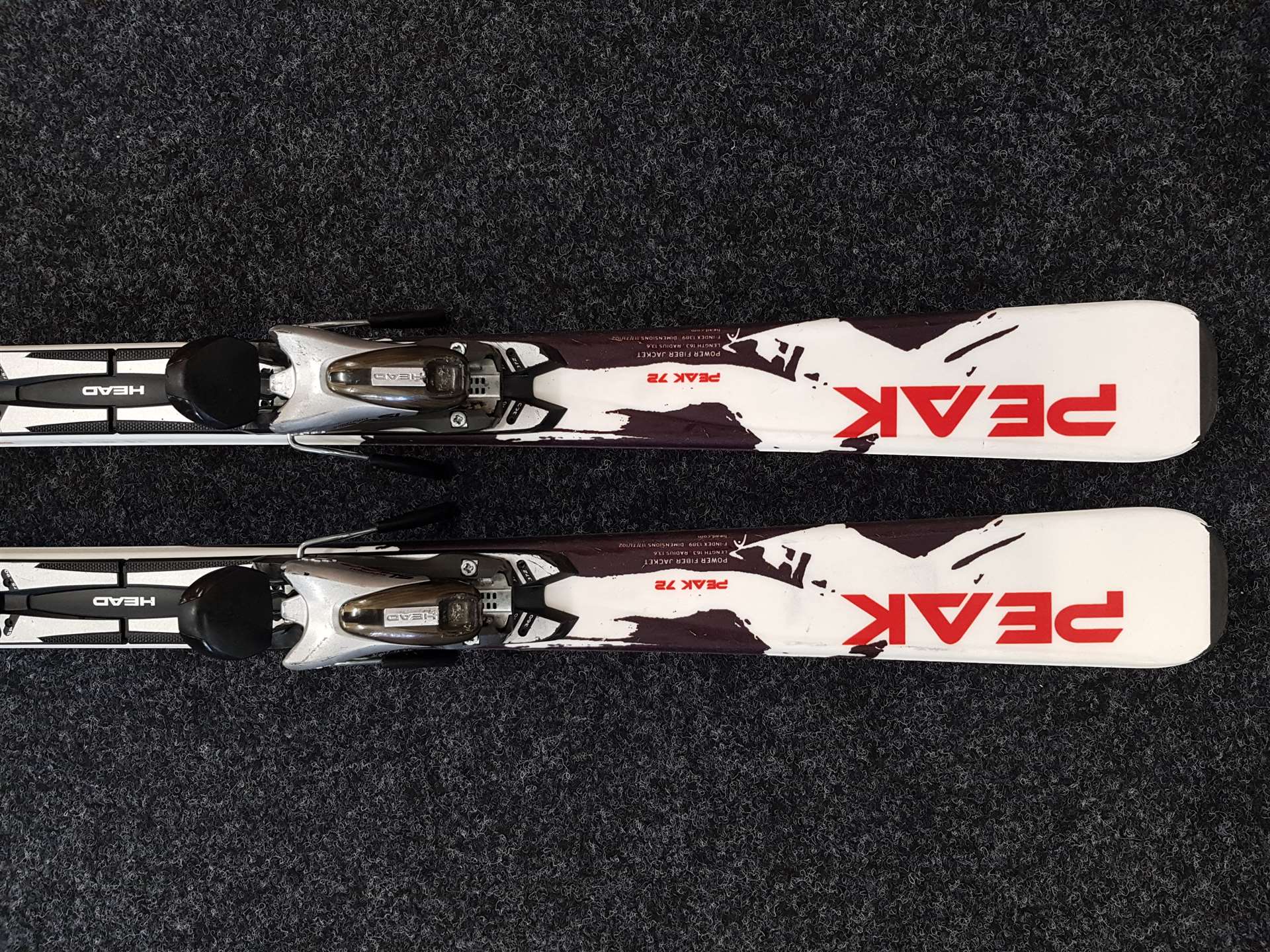 Použité lyže HEAD Peak 72 + viazanie Head SL 10.0