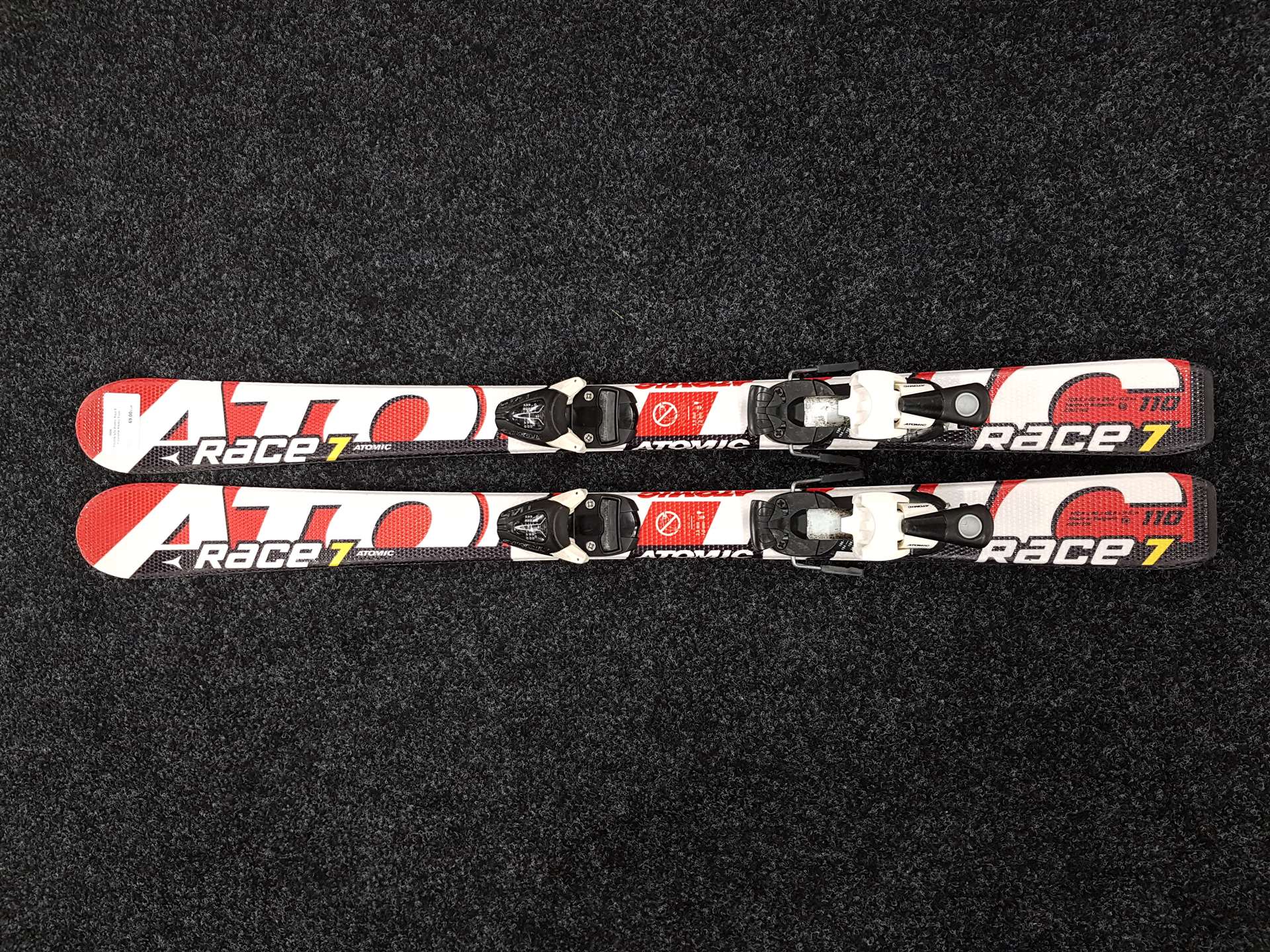 Použité lyže Atomic Race 7 + viazanie Atomic Evox