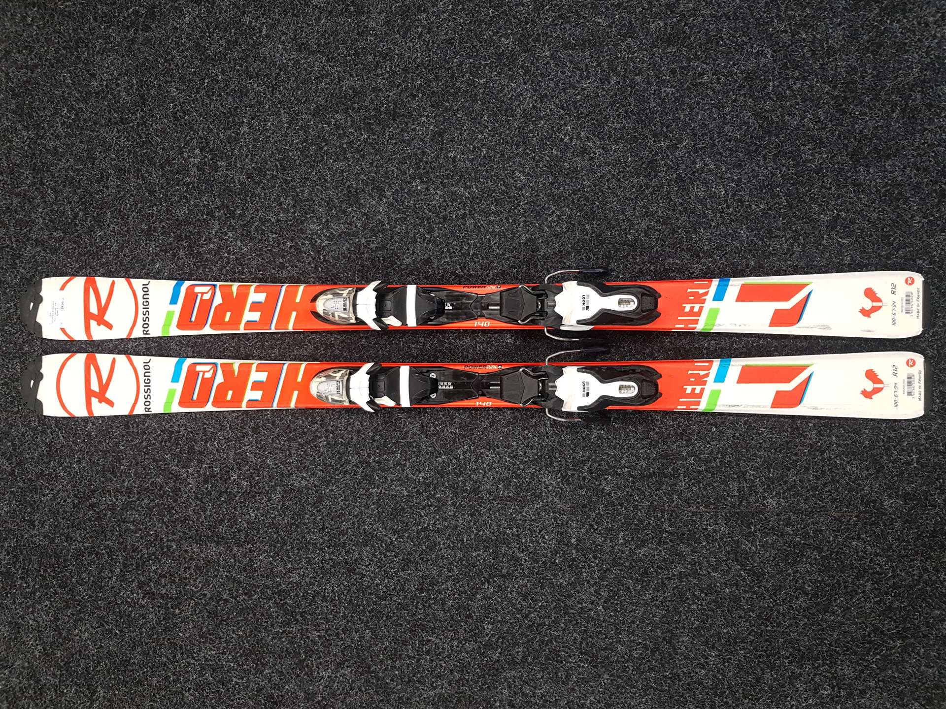 Použité lyže ROSSIGNOL Hero + viazanie Look Xpress 7